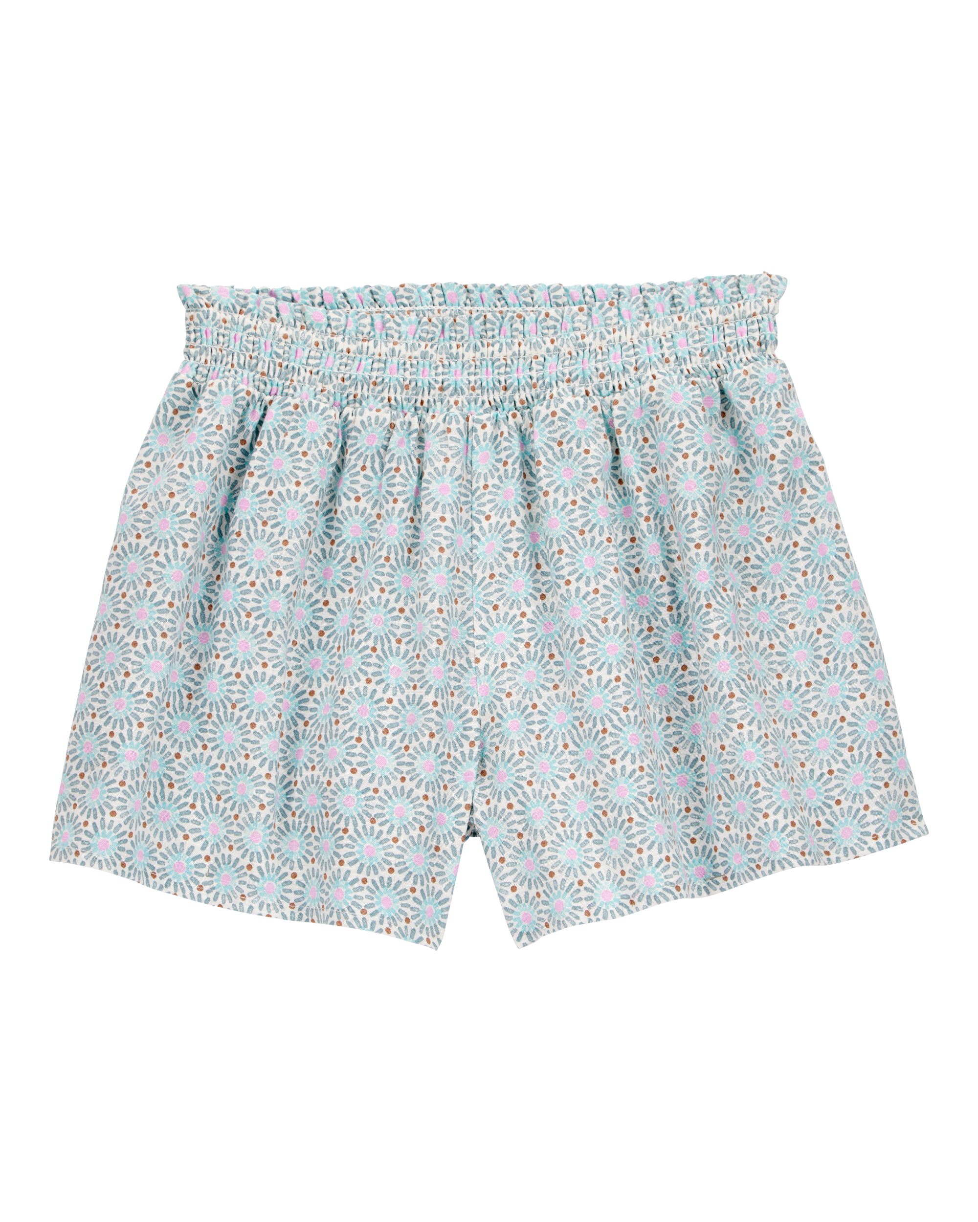Kid Geo Print Flowy Pull-On Shorts
