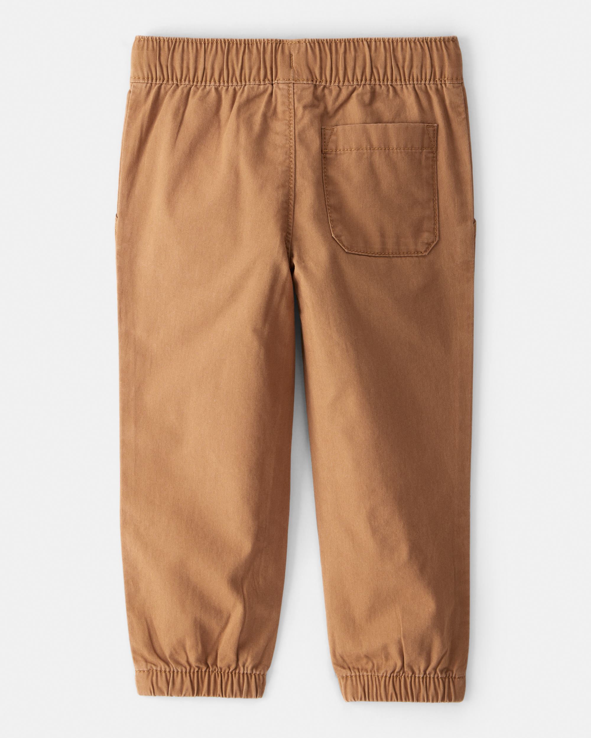 Toddler Boy Cotton Pull-On Fashion Pants - Brown