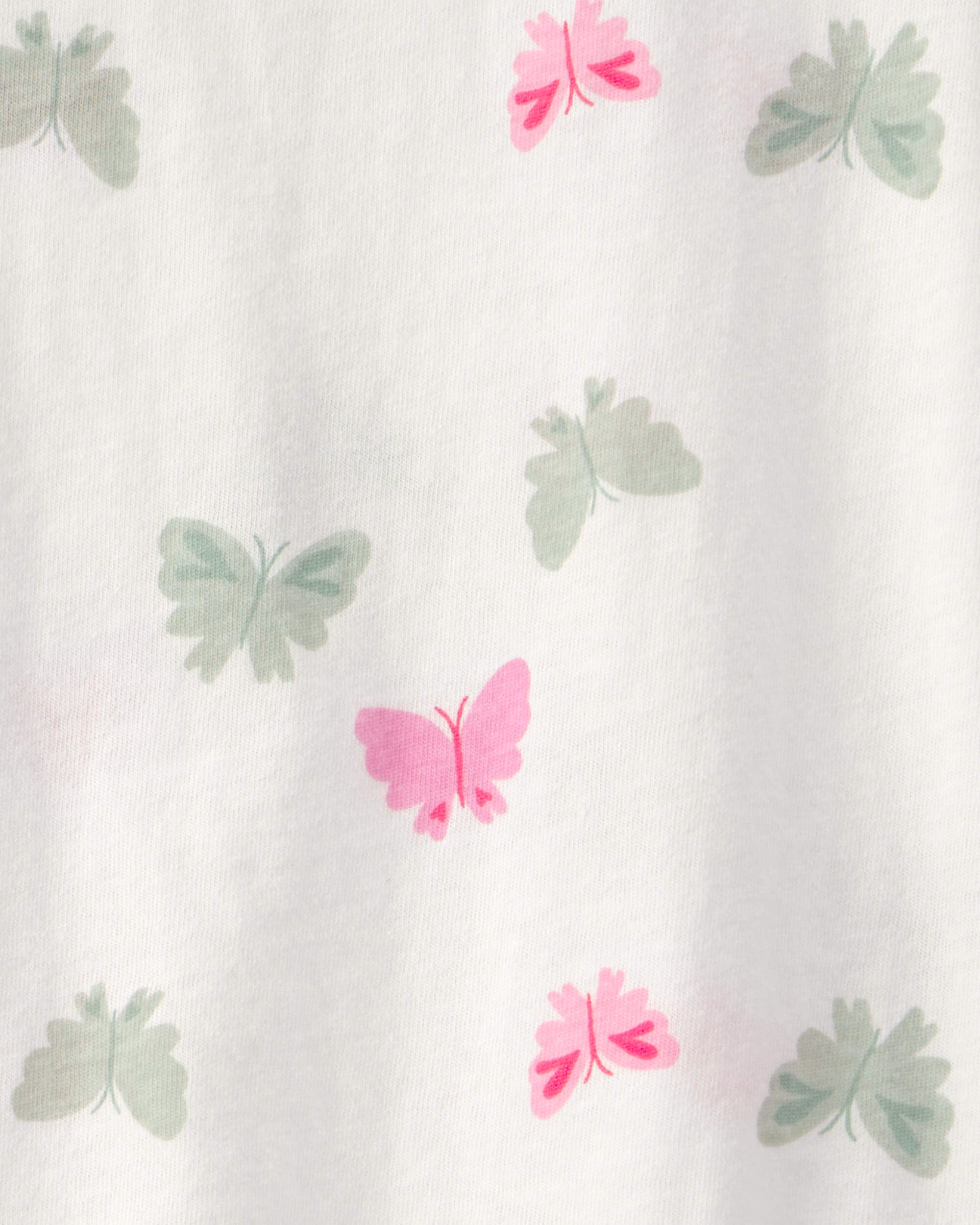 Toddler Girl Butterfly Tee - Ivory