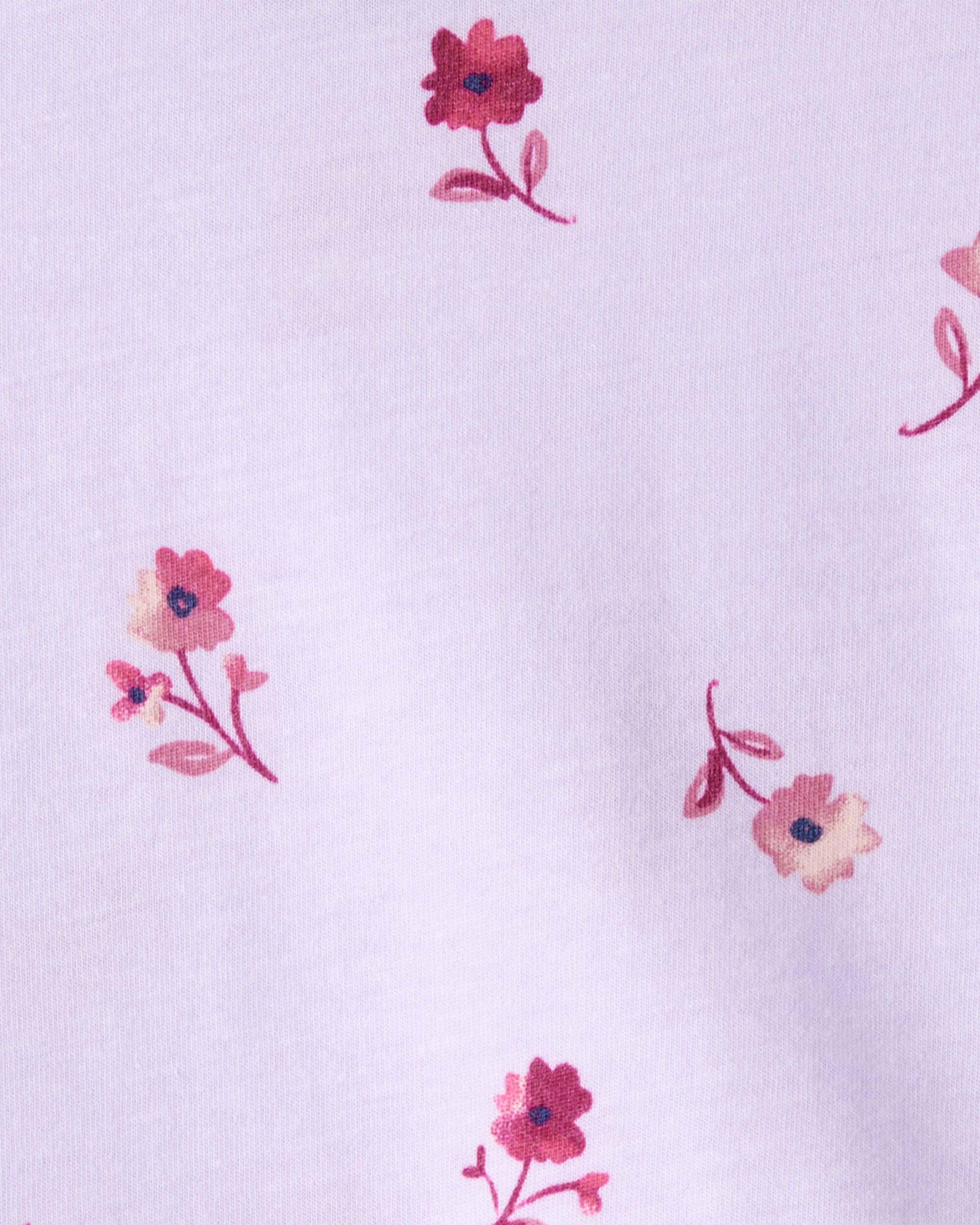 Baby Girl Floral Long-Sleeve Top - Purple