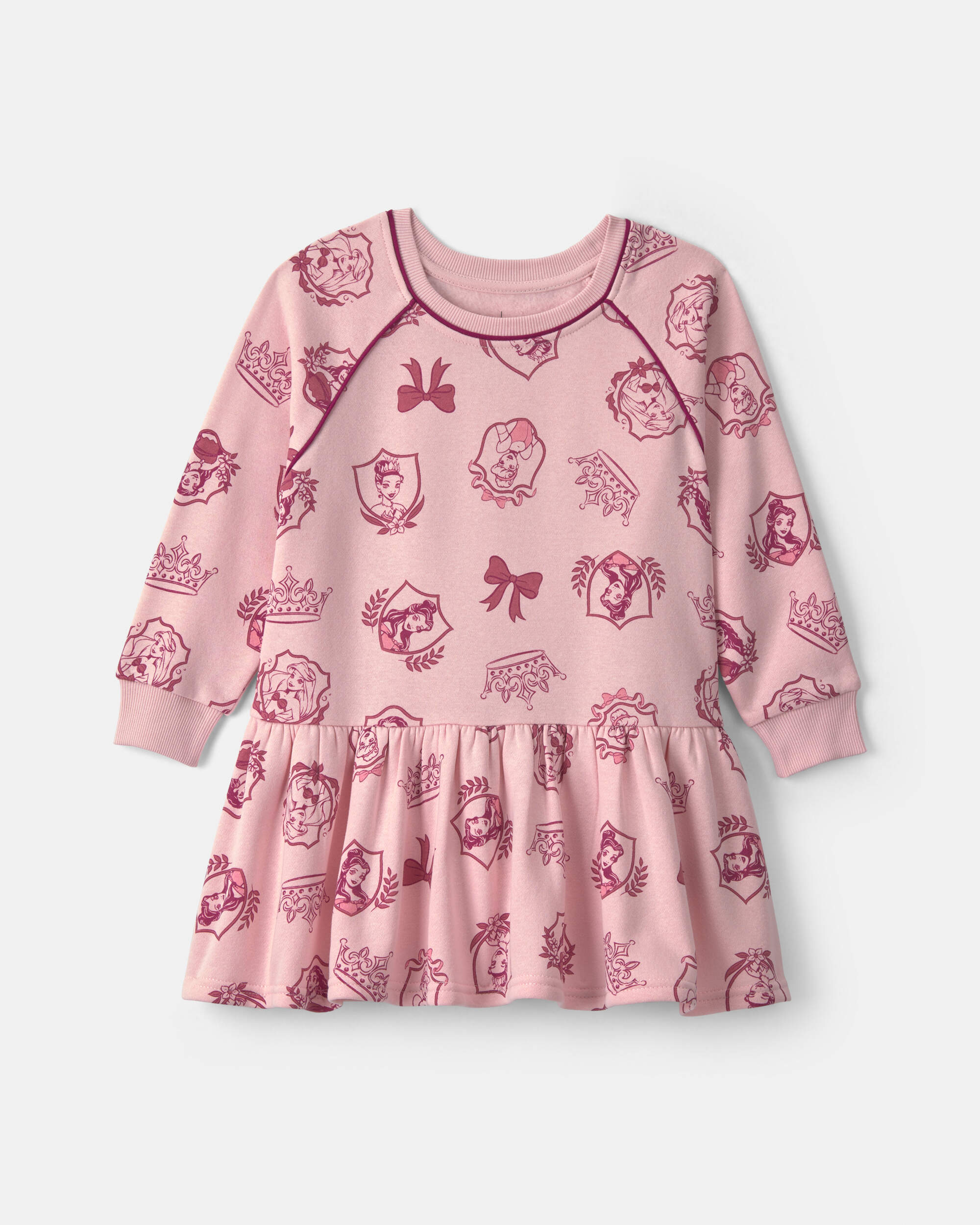 Toddler Girl Disney© Princess Long-Sleeve Dress - Pink