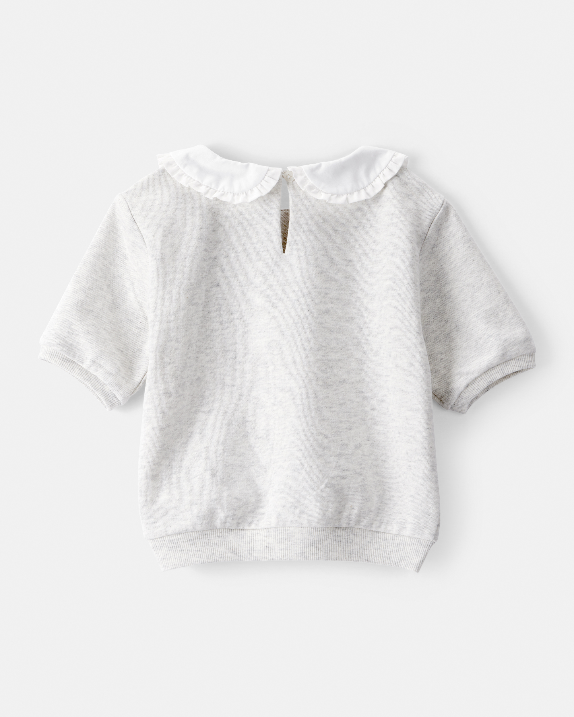 Toddler Girl Life Is Sweet French Terry Short-Sleeve Top - Grey