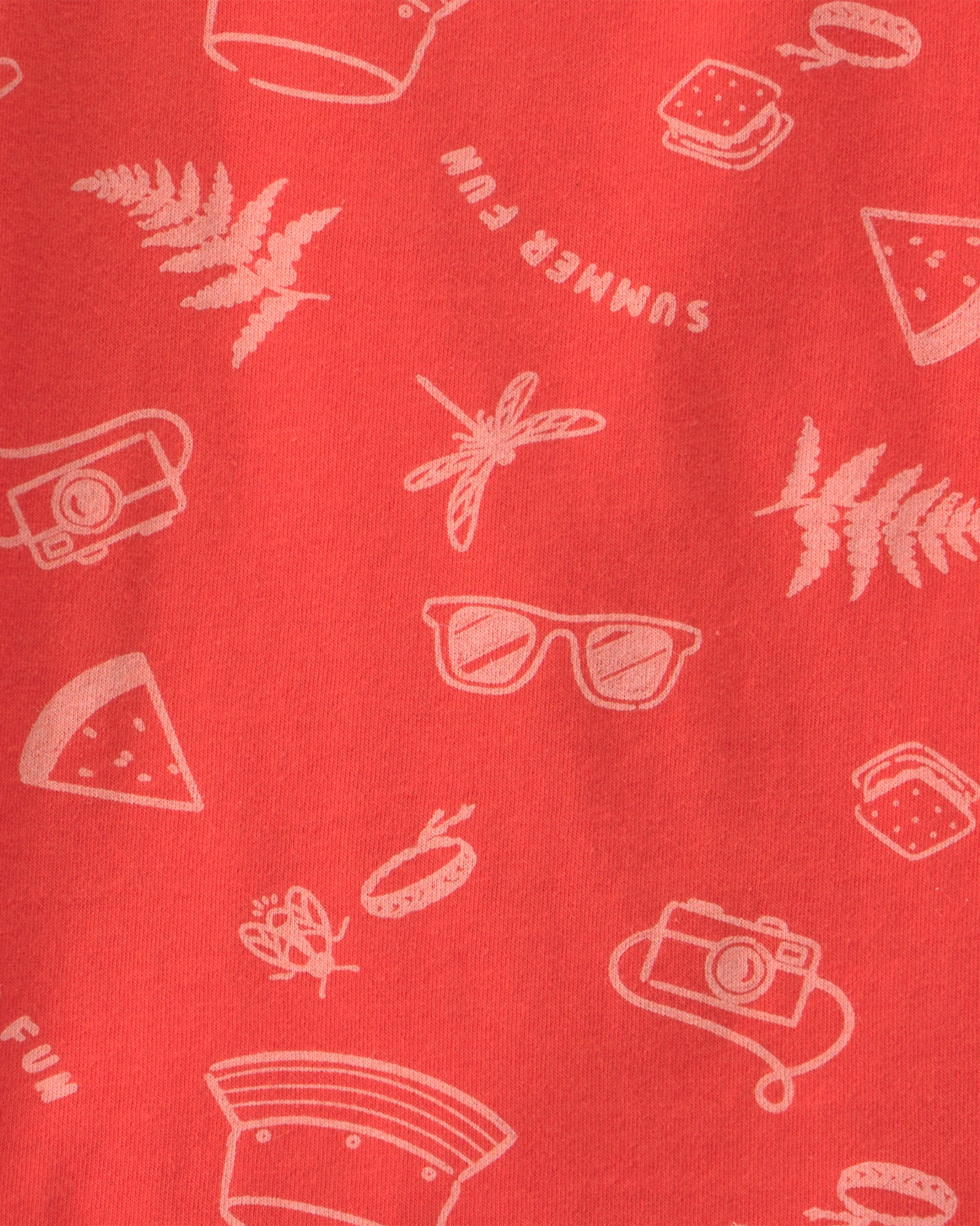 Toddler Summer Tee - Orange