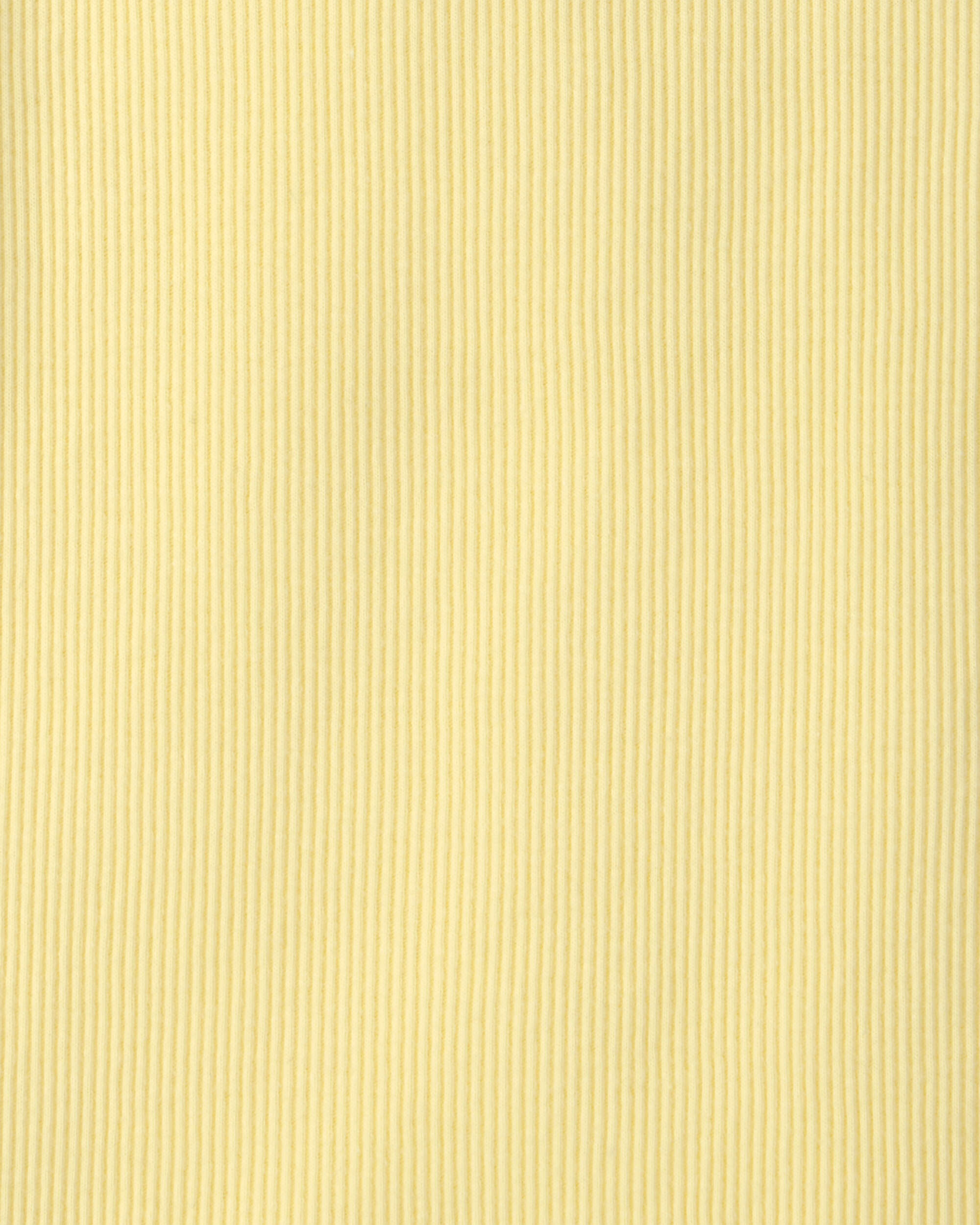 Girls Rib Top - Yellow