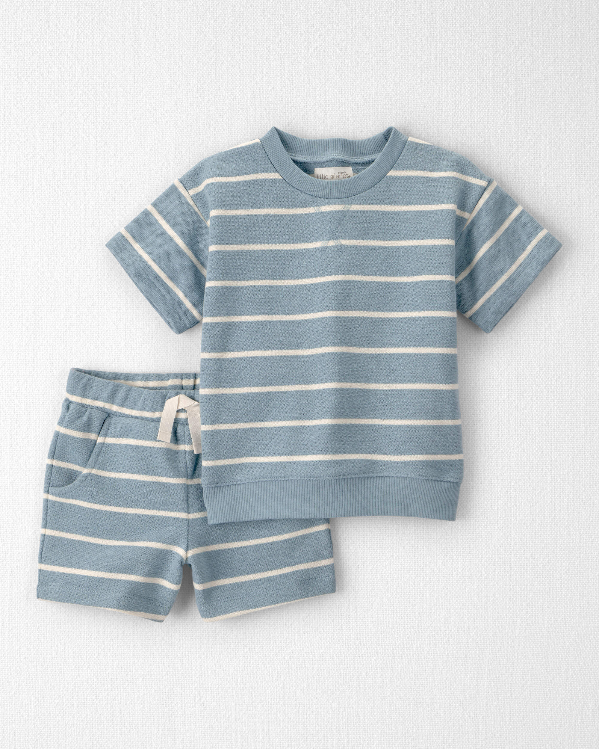 Toddler 2-Piece Organic Cotton Striped Set