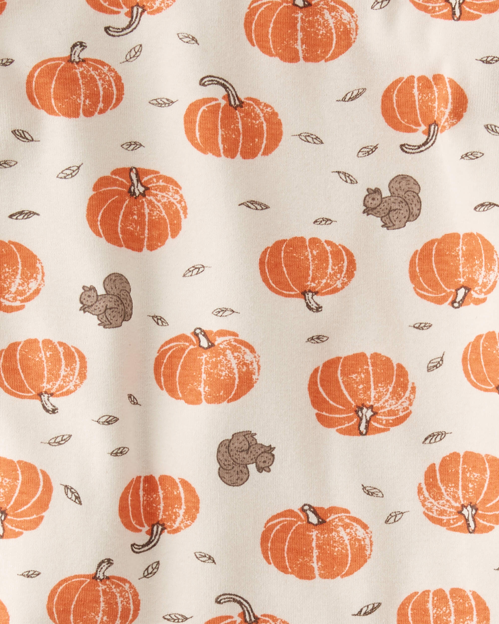 Toddler Organic Cotton Pyjamas Harvest Hollow Print