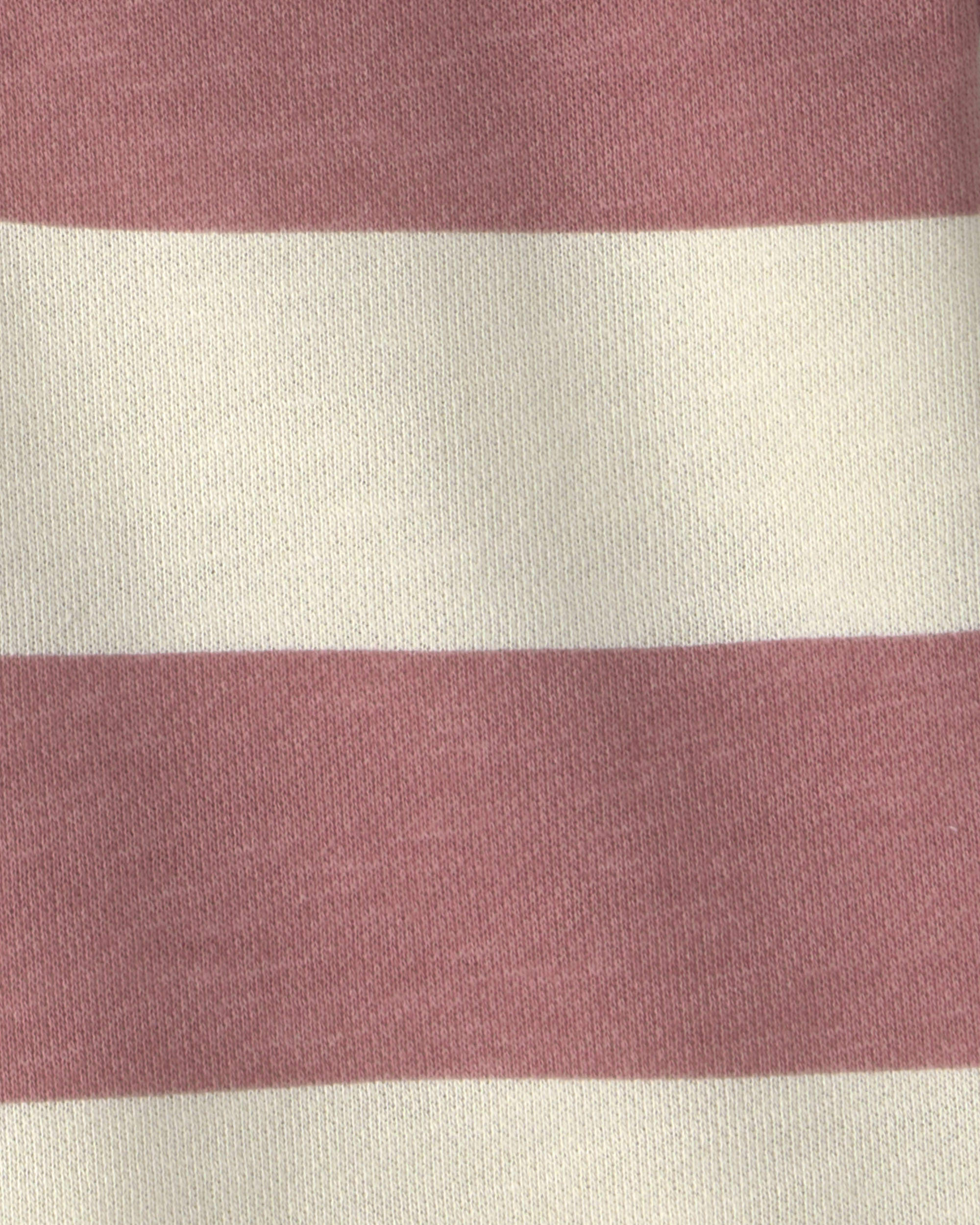 Toddler Girl Organic Cotton French Terry Rugby Polo