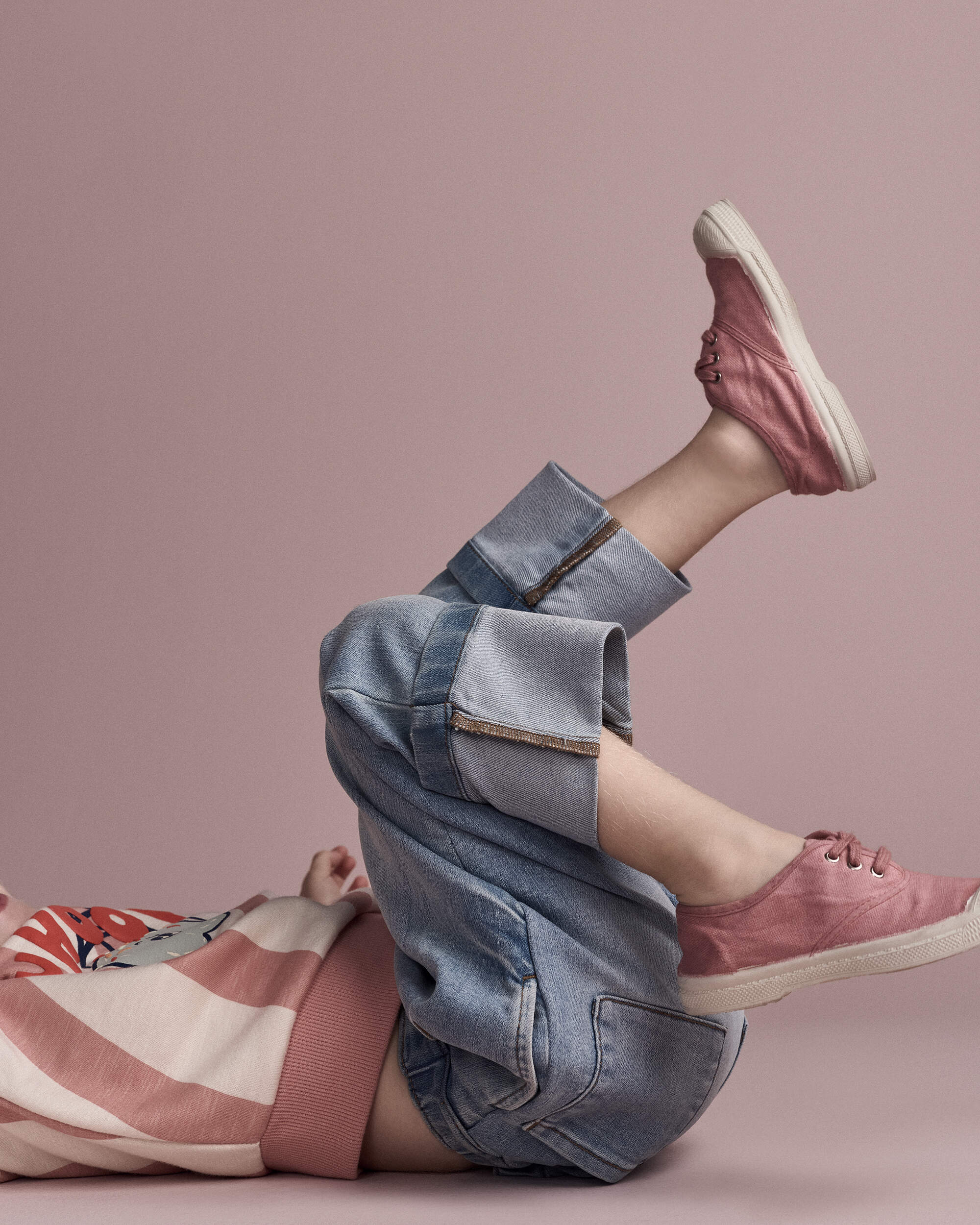 Toddler Cuffed Pant Denim - Blue