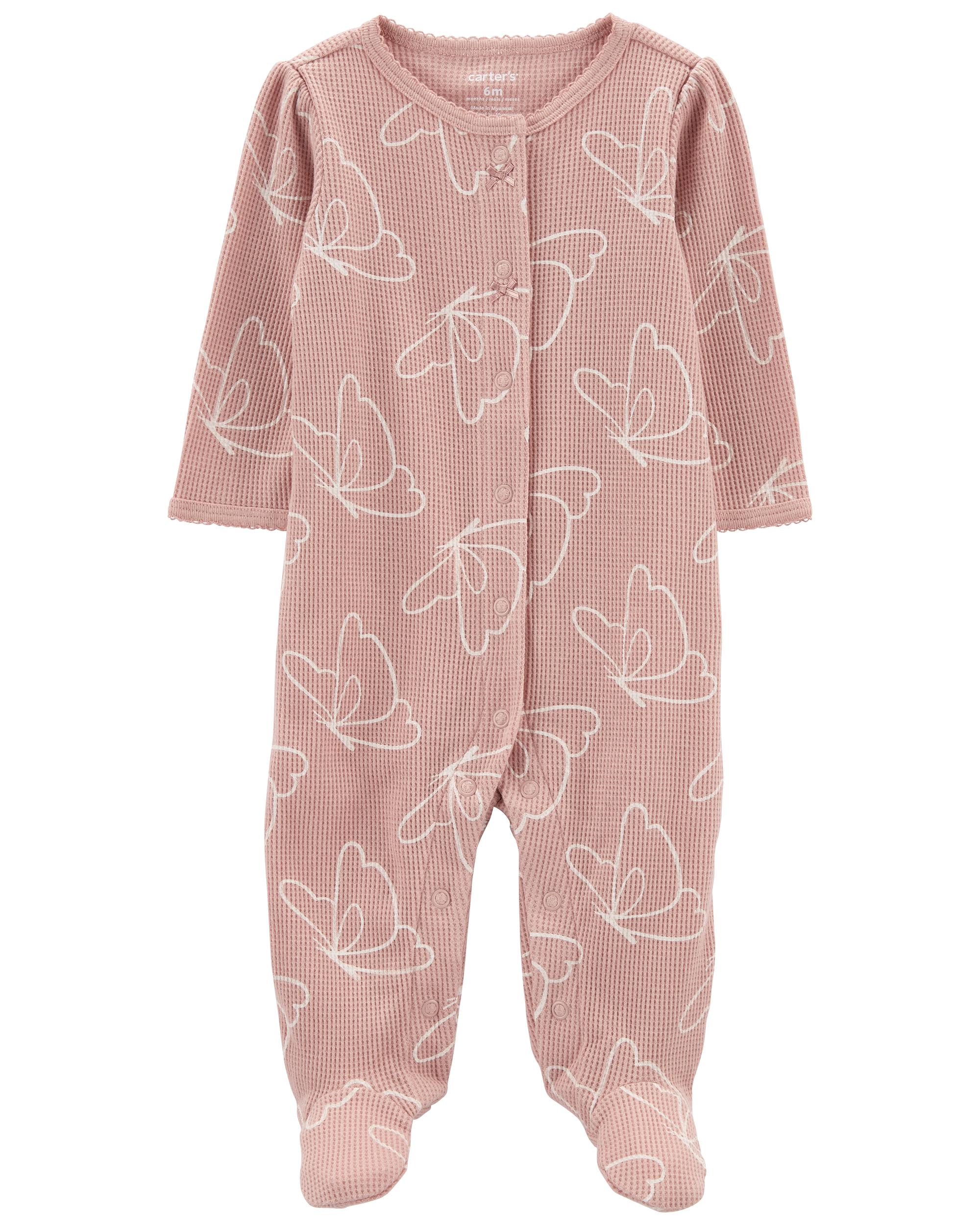 Butterfly Snap-Up Sleeper Pyjamas