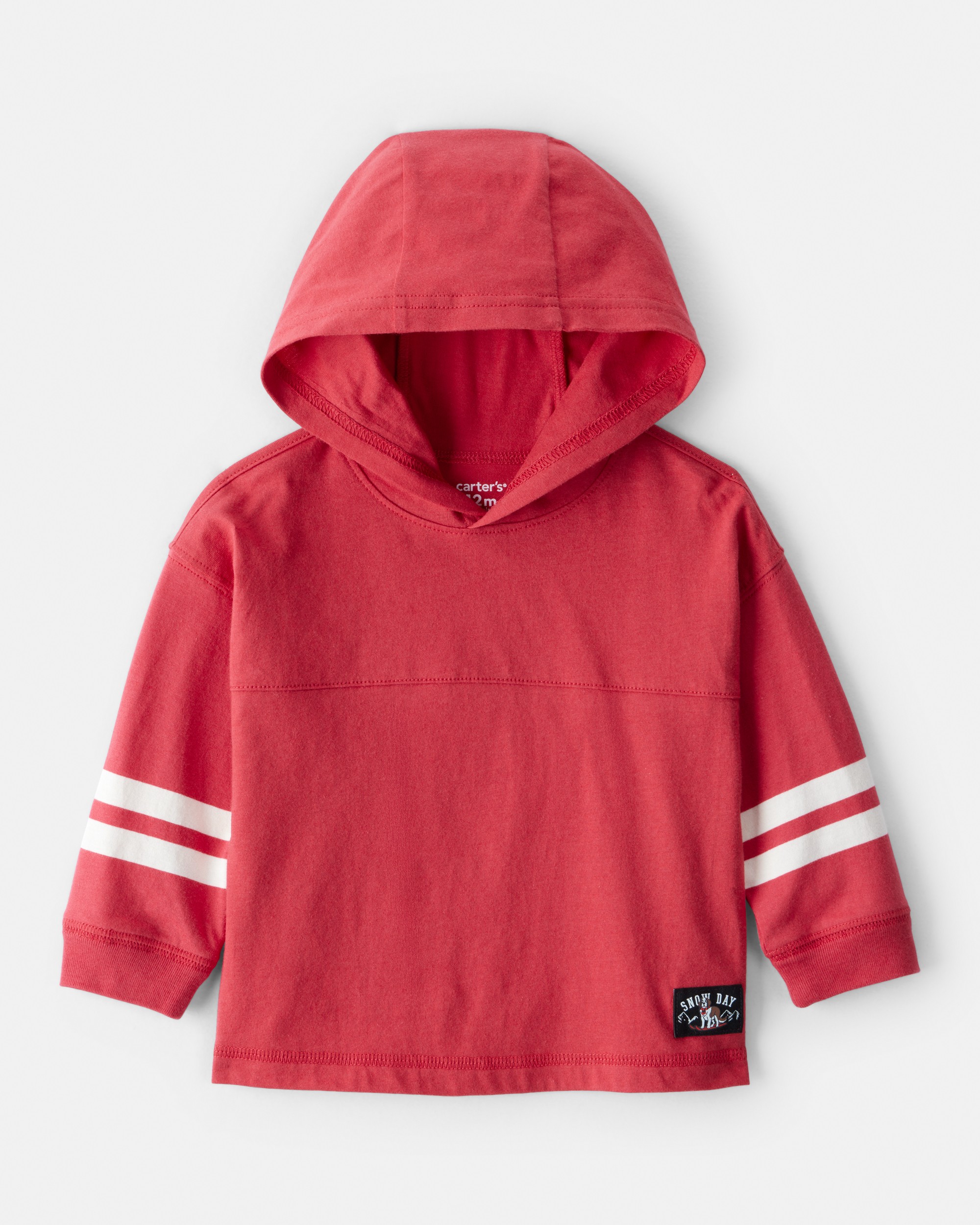 Baby Boy Hooded Top - Red