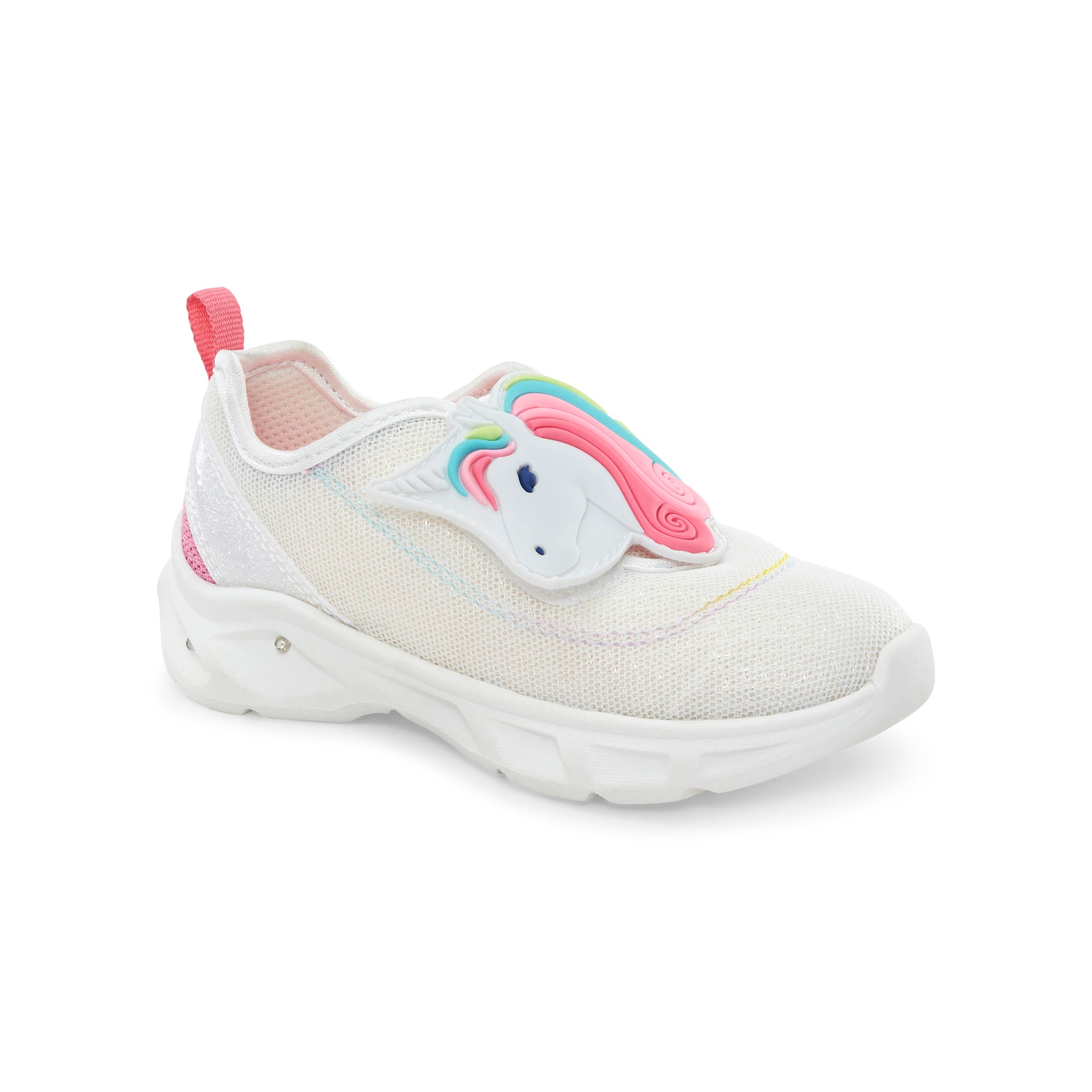 White Light Up Unicorn Sneakers Carter s Oshkosh Canada