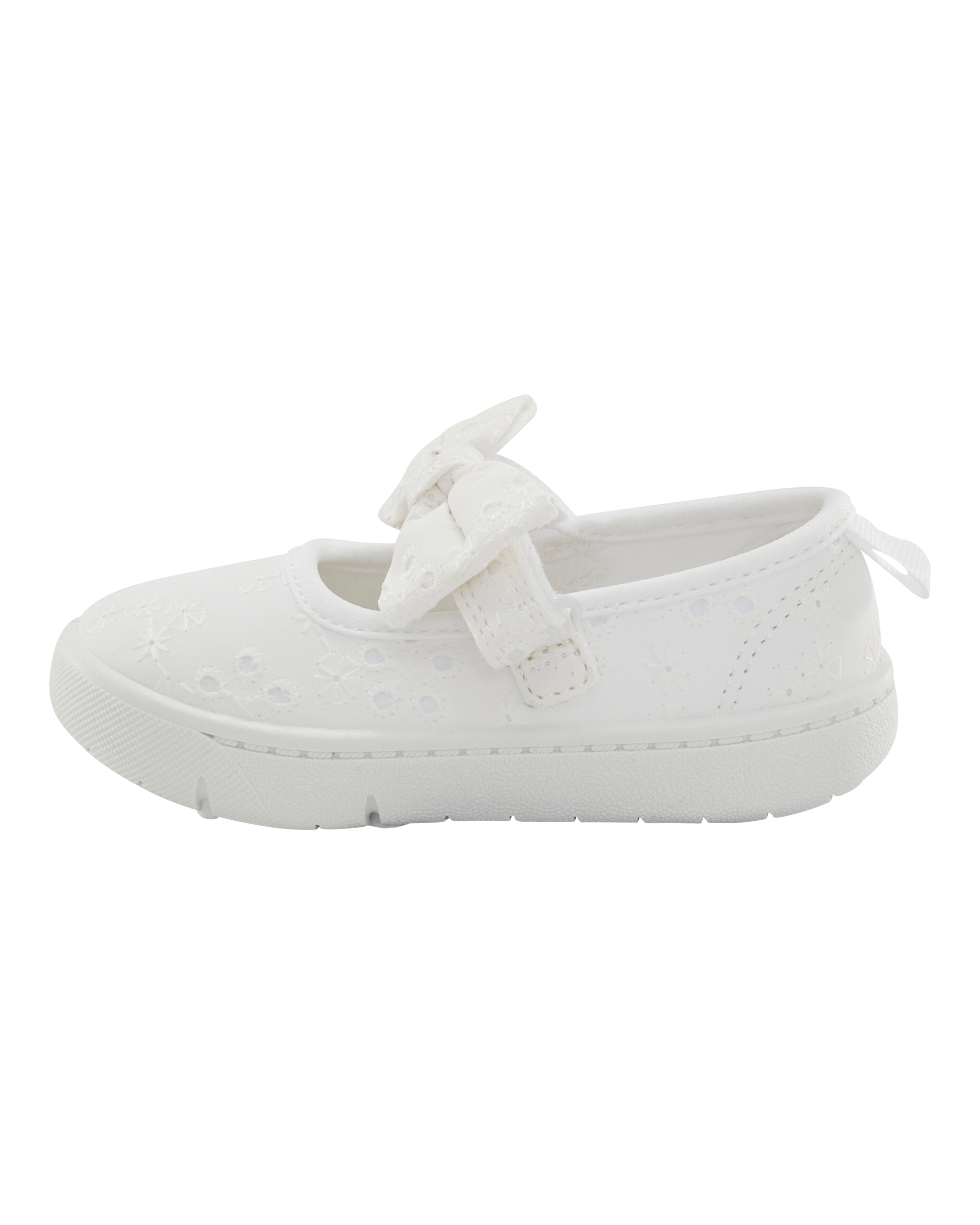 Baby  Every Step® First Walker Eyelet Mary Jane Sneakers - White