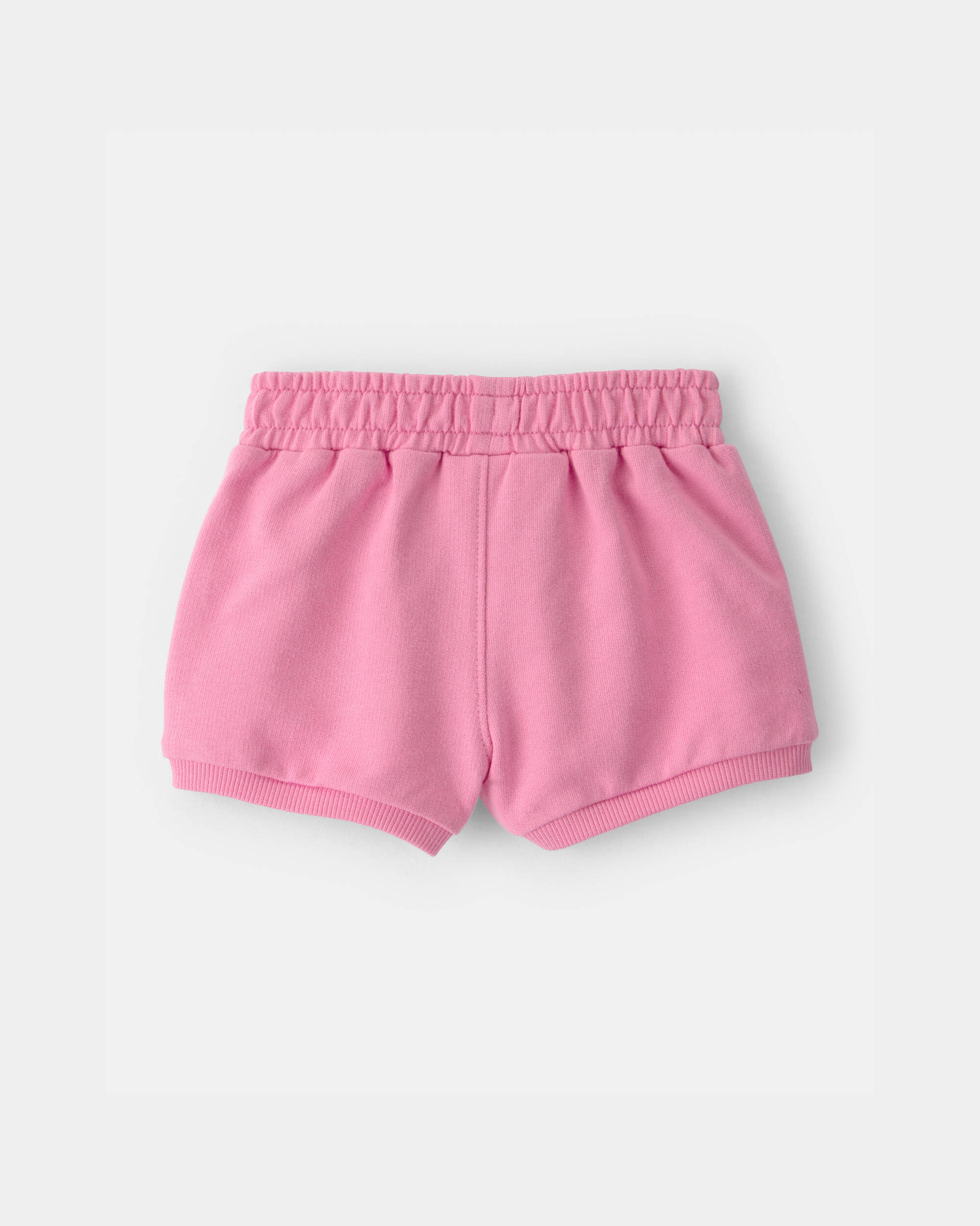 Baby Girl French Terry Shorts - Pink