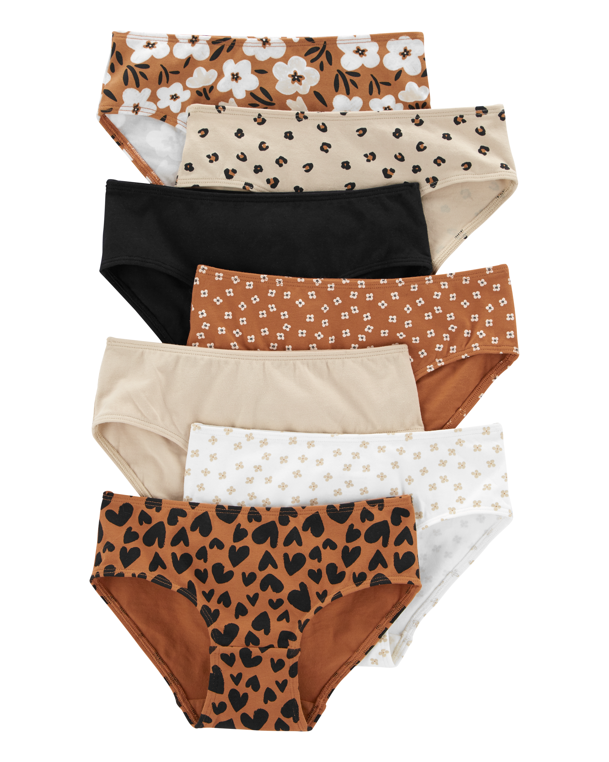 Kid 7-Pack Stretch Cotton Undies
