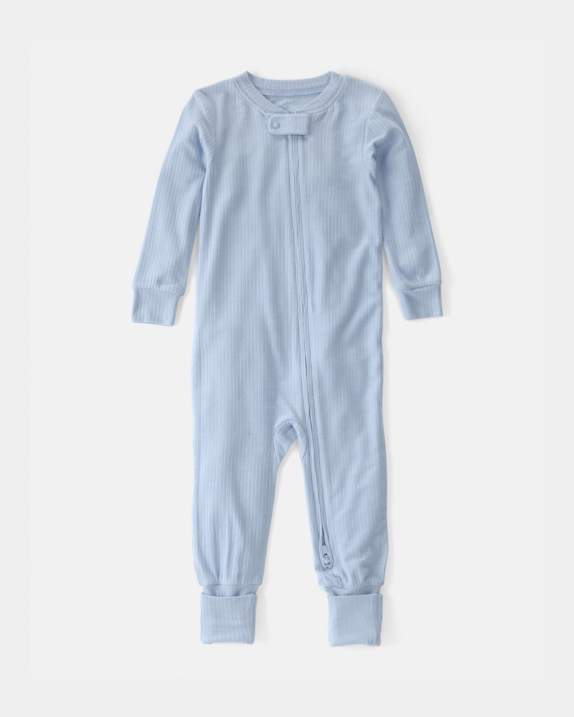 Baby PurelySoft 2-Way Zip 1-Piece Pyjama - Blue
