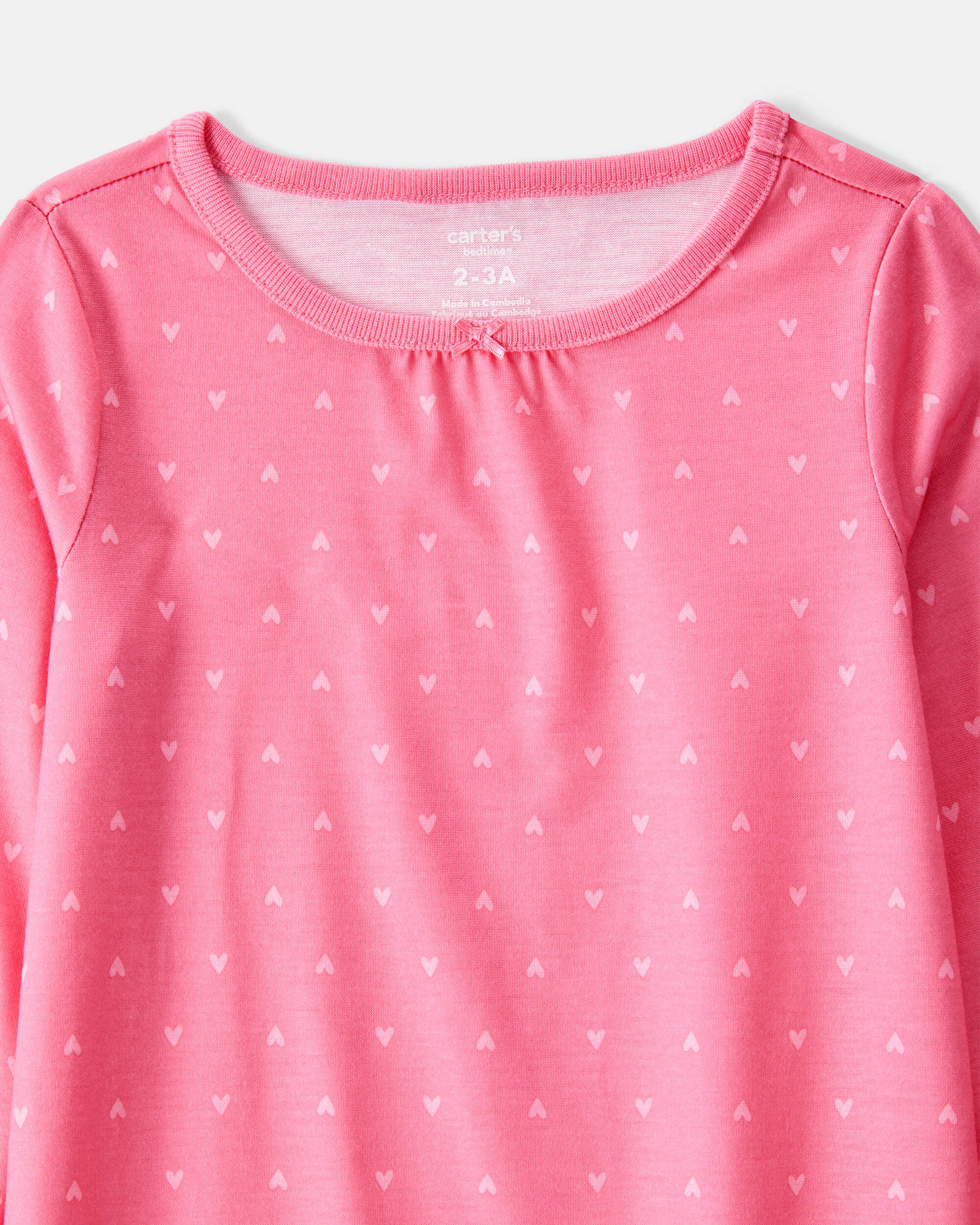 Girls 2-Pack Unicorn Hearts Nightgowns