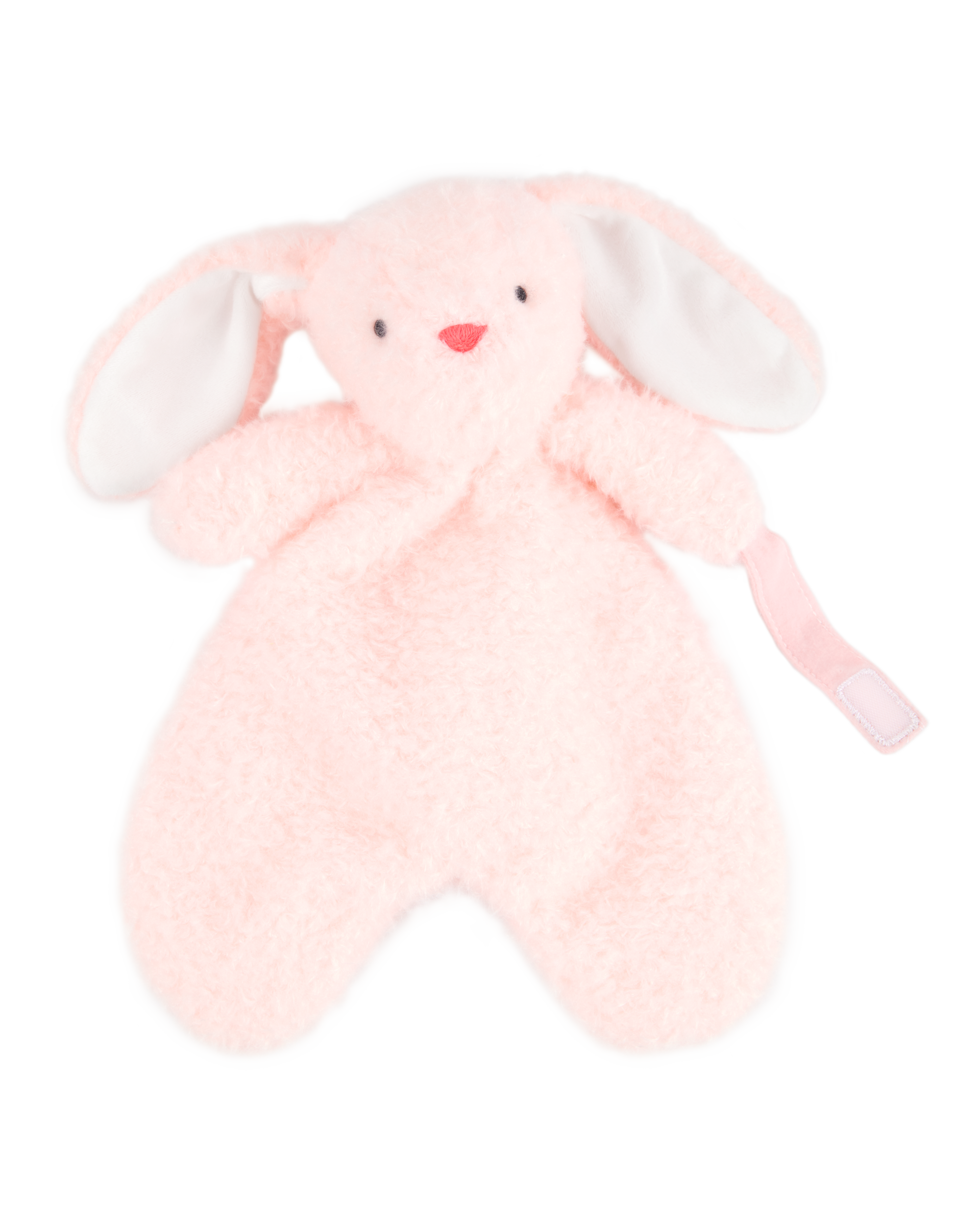 Baby Bunny Plush Teether Toy - Pink