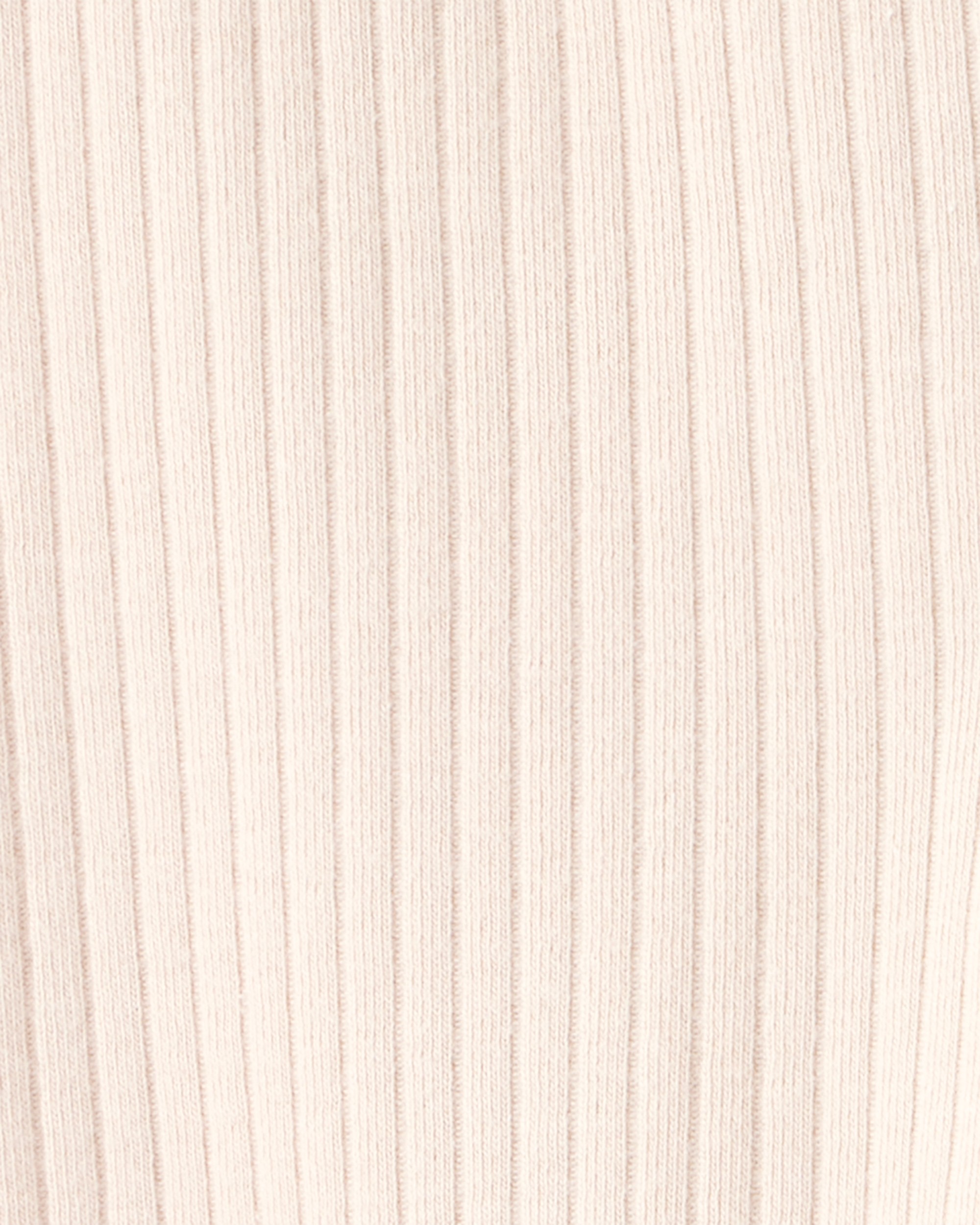 Baby Girl Ribbed Leggings