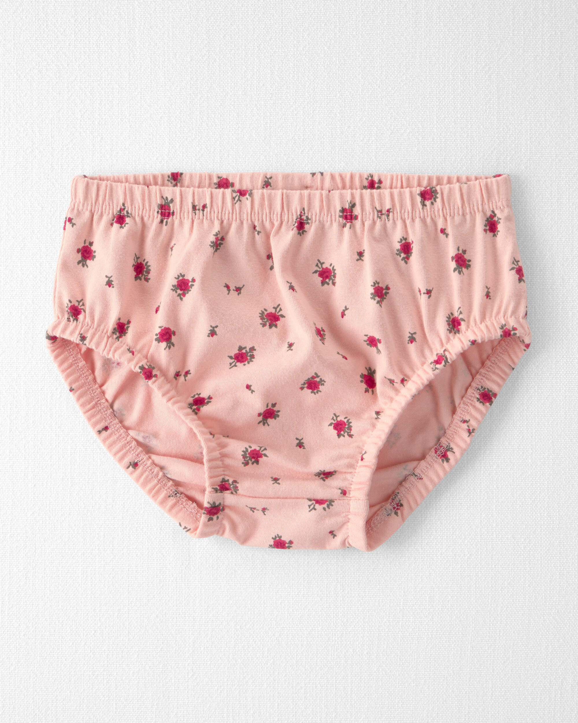 Baby Girl Organic Cotton Floral Tiered Dress