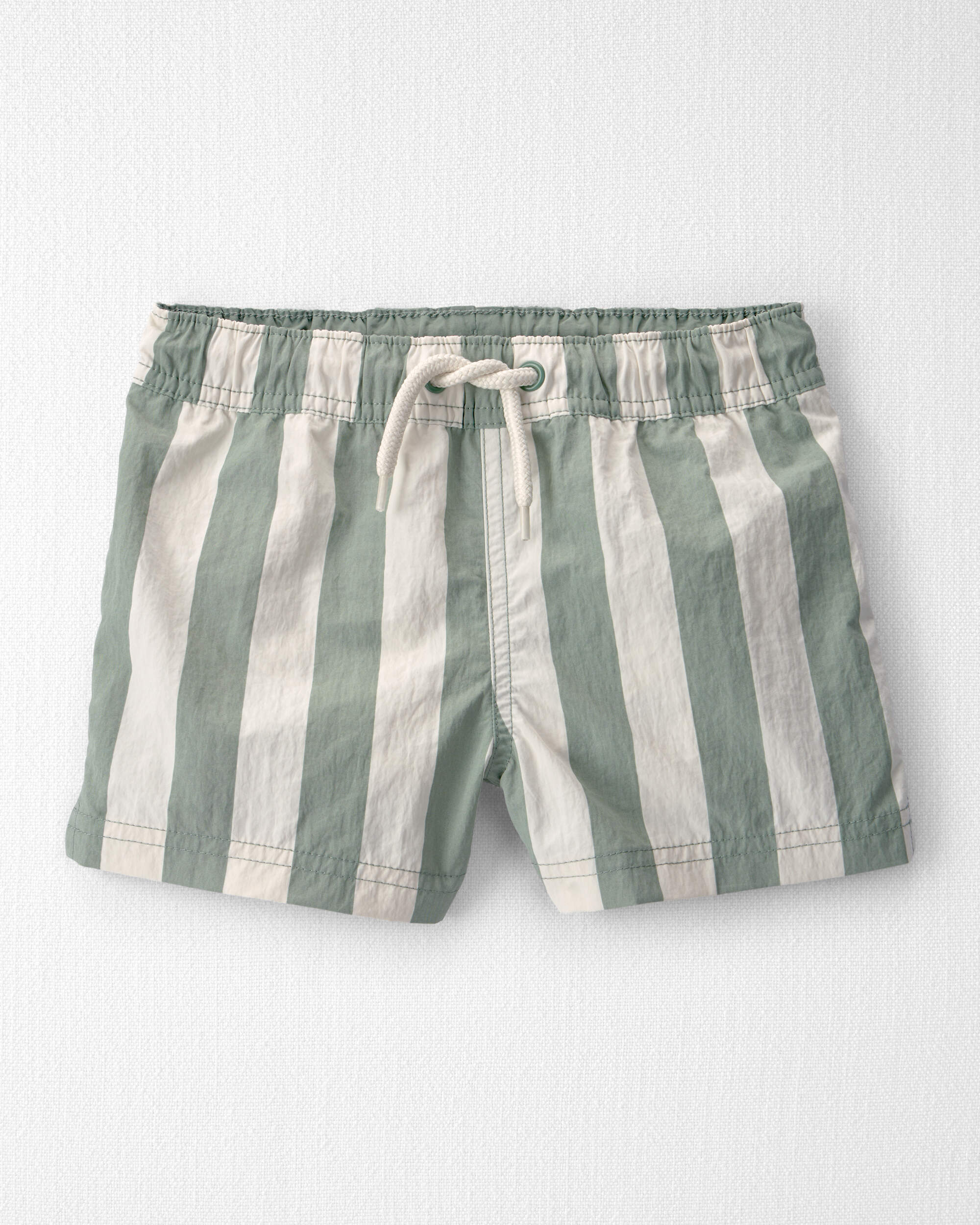 Toddler Boy Recycled Swim Trunks Stripes