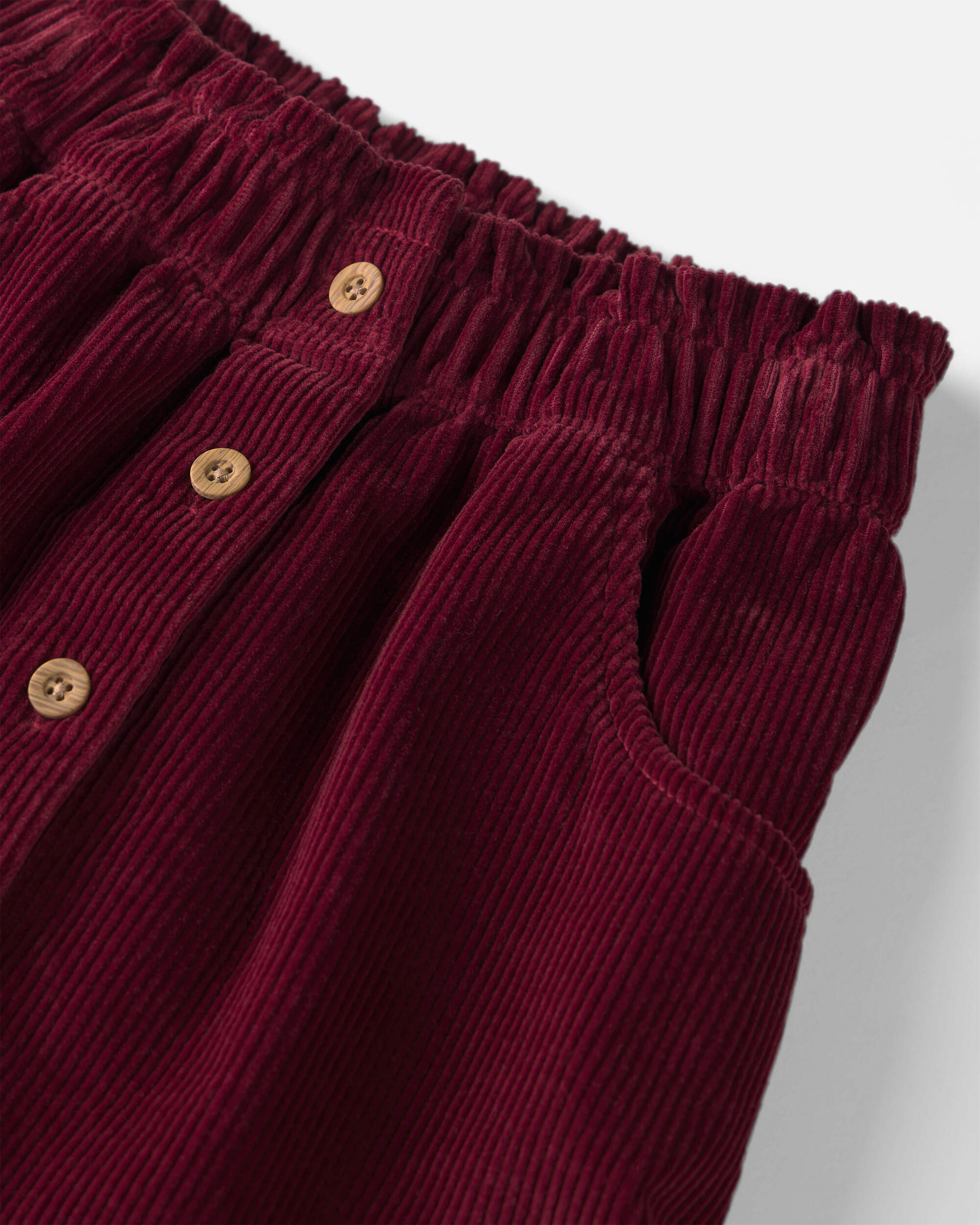 Girls Organic Cotton Corduroy Skirt