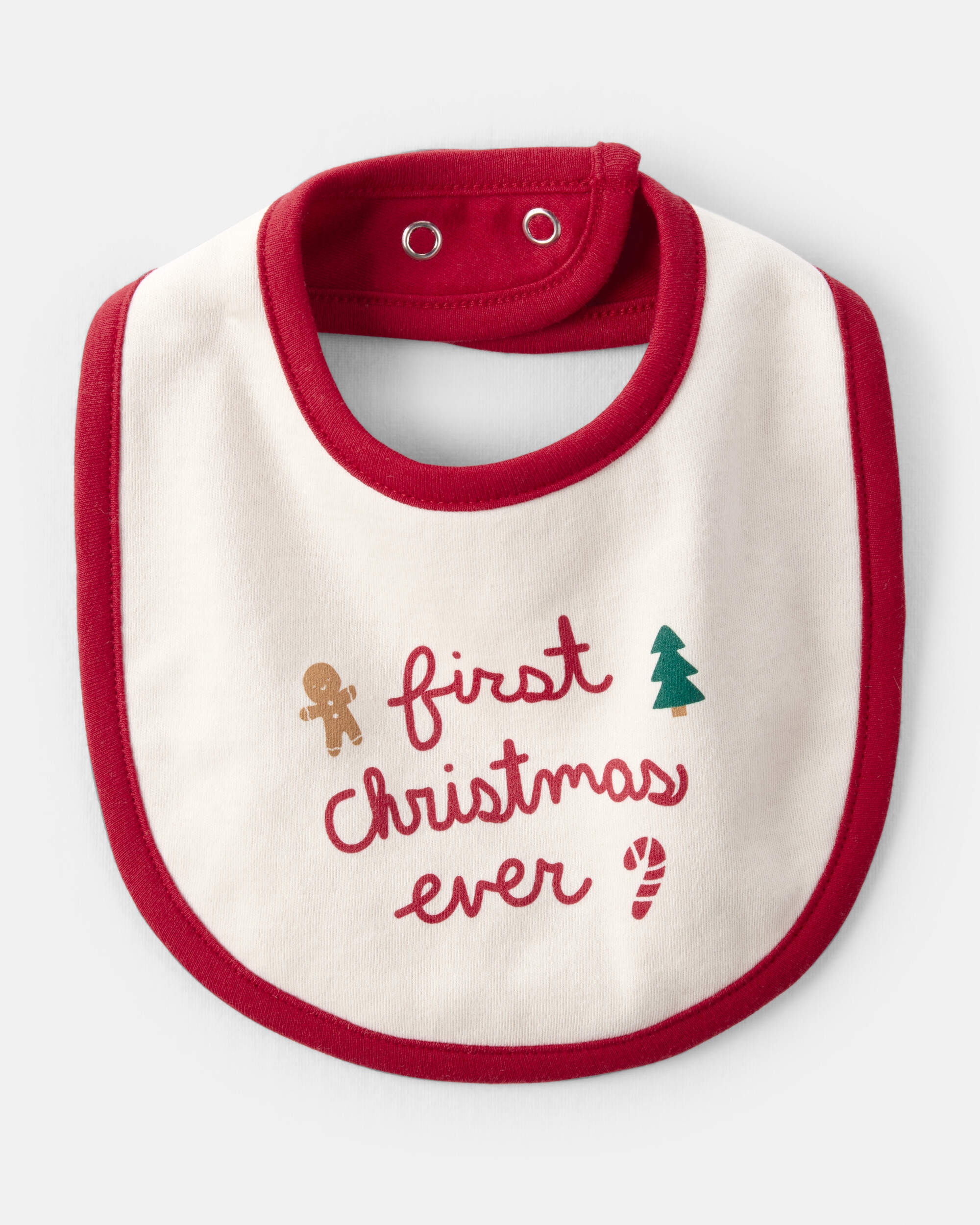 Baby "My First Christmas Ever" Holiday Bib