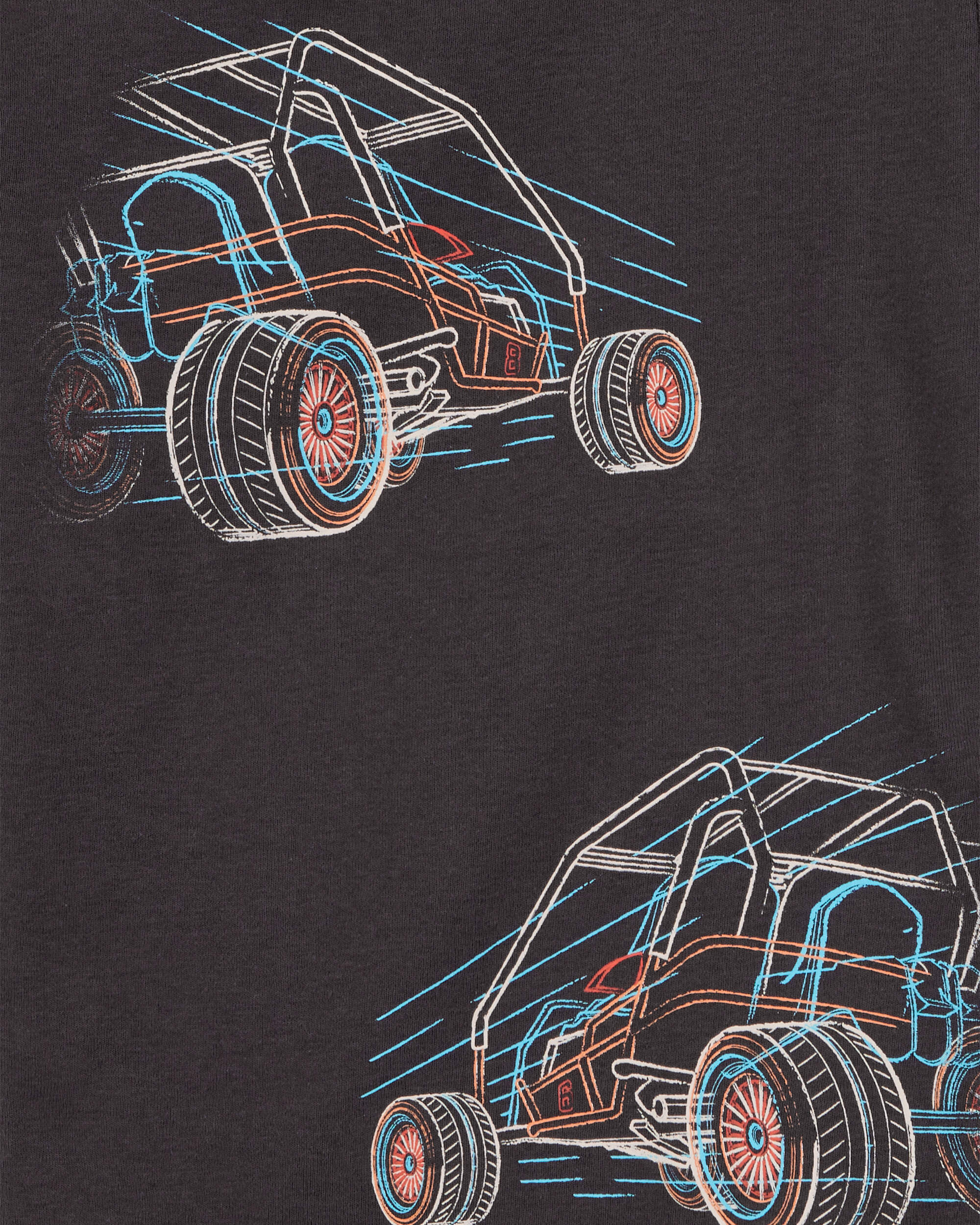 Boys 4-Piece Race Car 100% Snug Fit Cotton Pyjamas