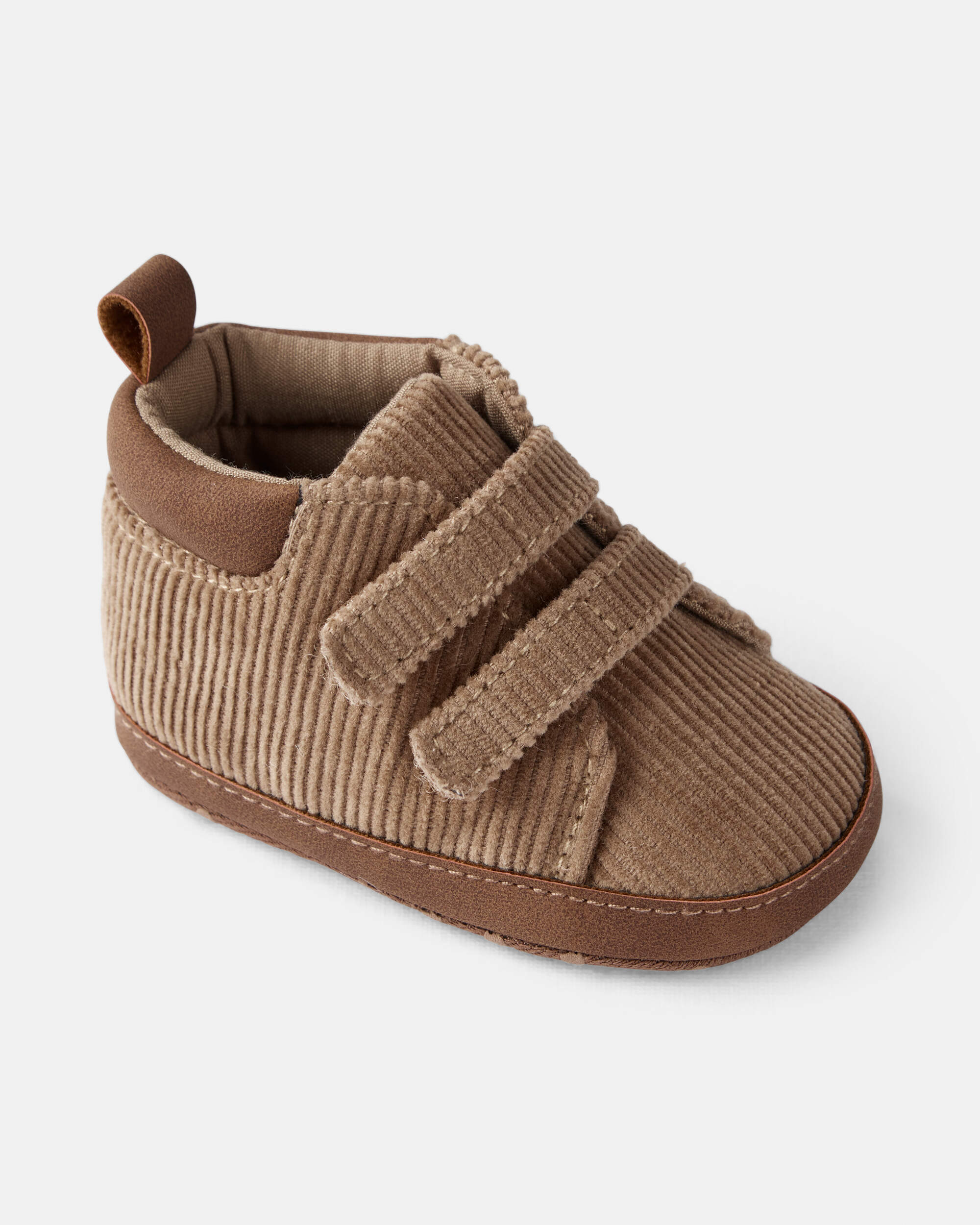 Baby Boy Corduroy High-Top Casual Sneakers - Brown