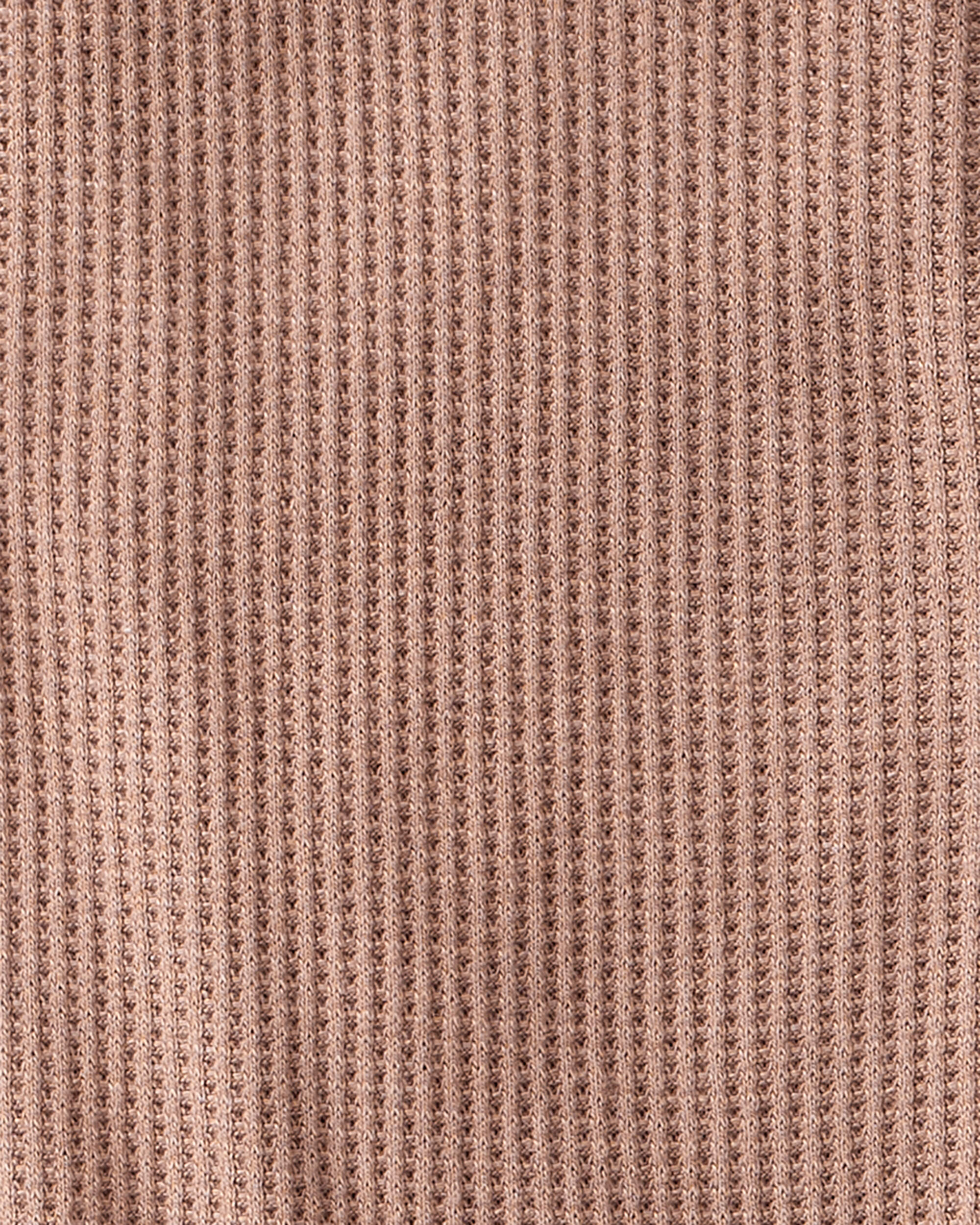 Baby Solid PurelySoft Long-Sleeve 2-Way Zip Sleeper - Brown