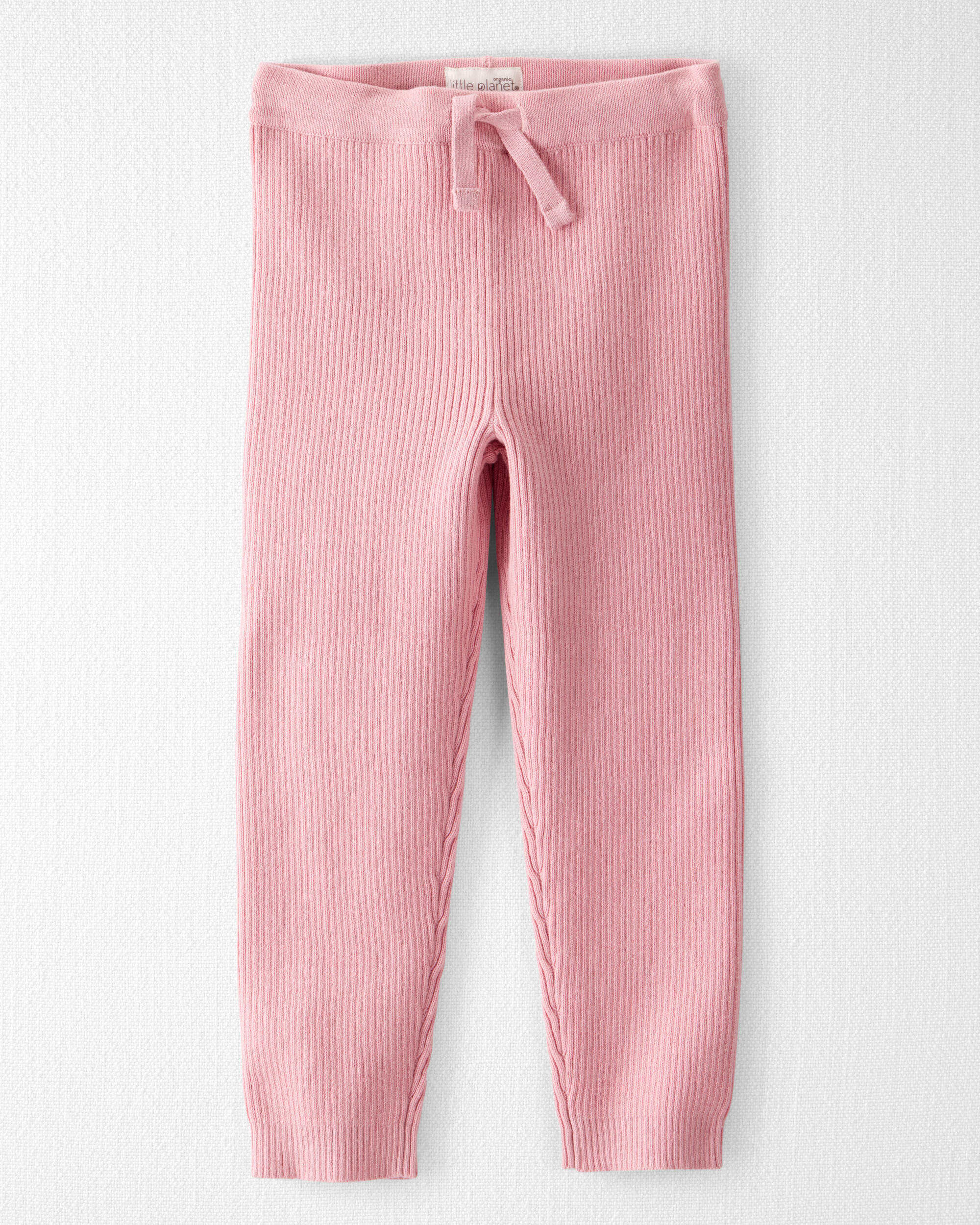 Toddler Girl Organic Cotton Sweater Knit Pants