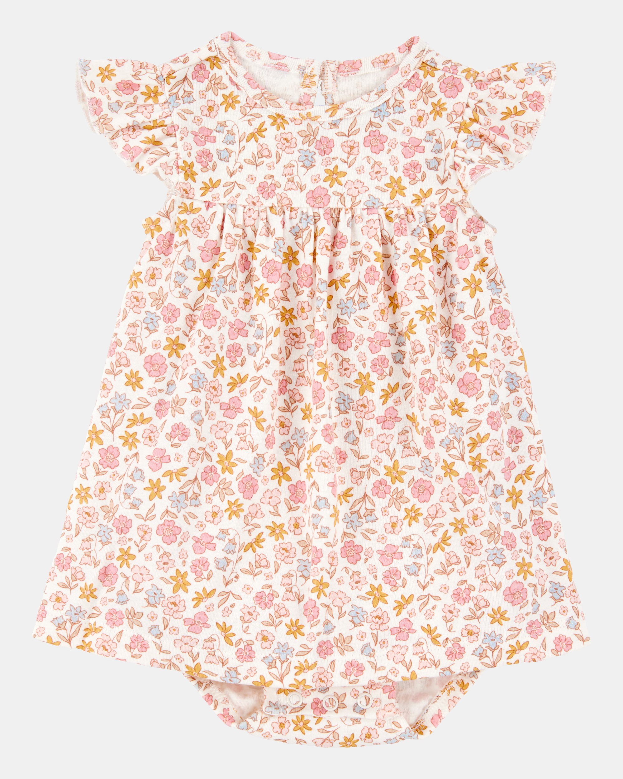 Baby 2-Piece Bodysuit Dress & Cardigan Set