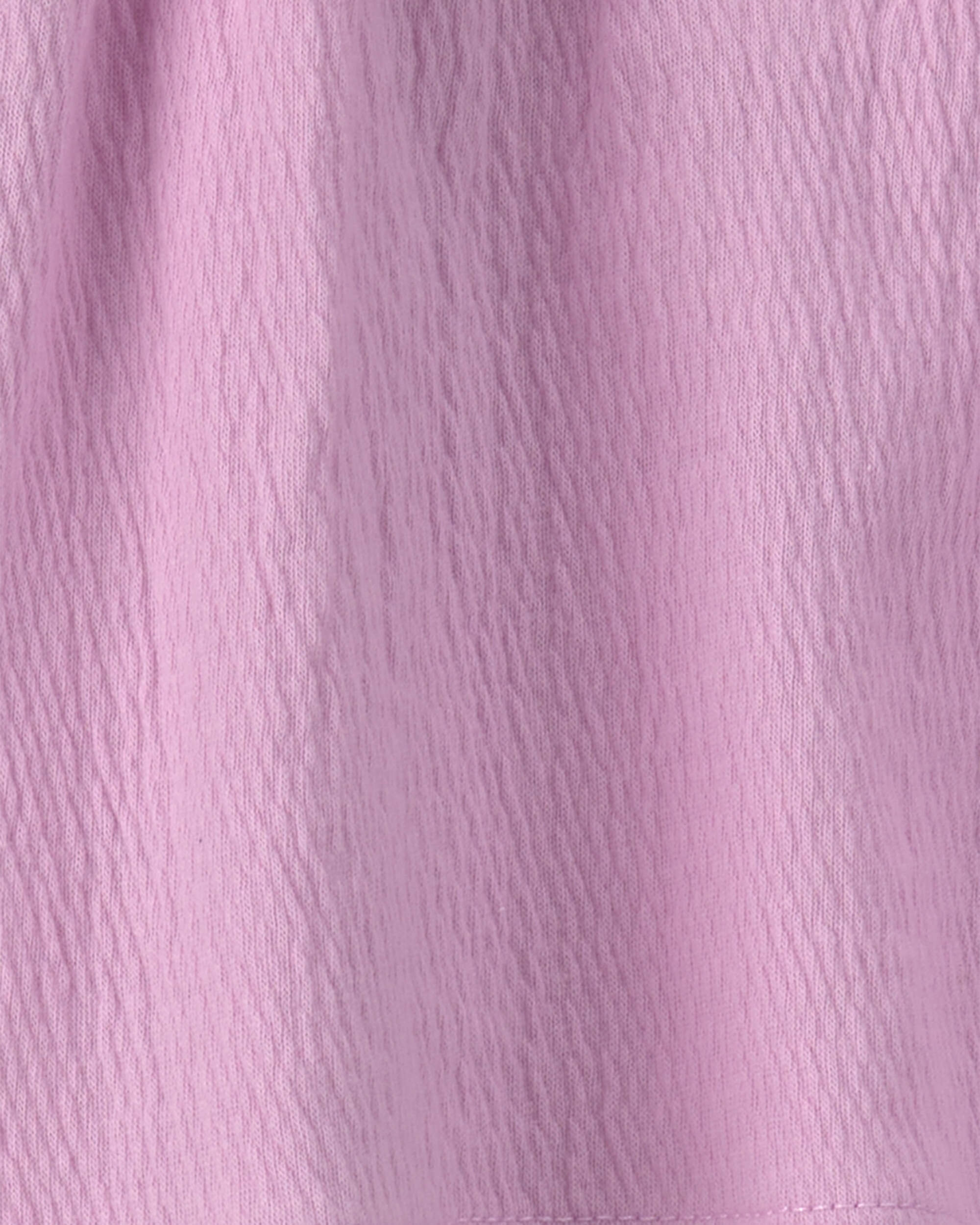 Baby Girl 4-Piece Long-Sleeve Top & Pant Set - Purple