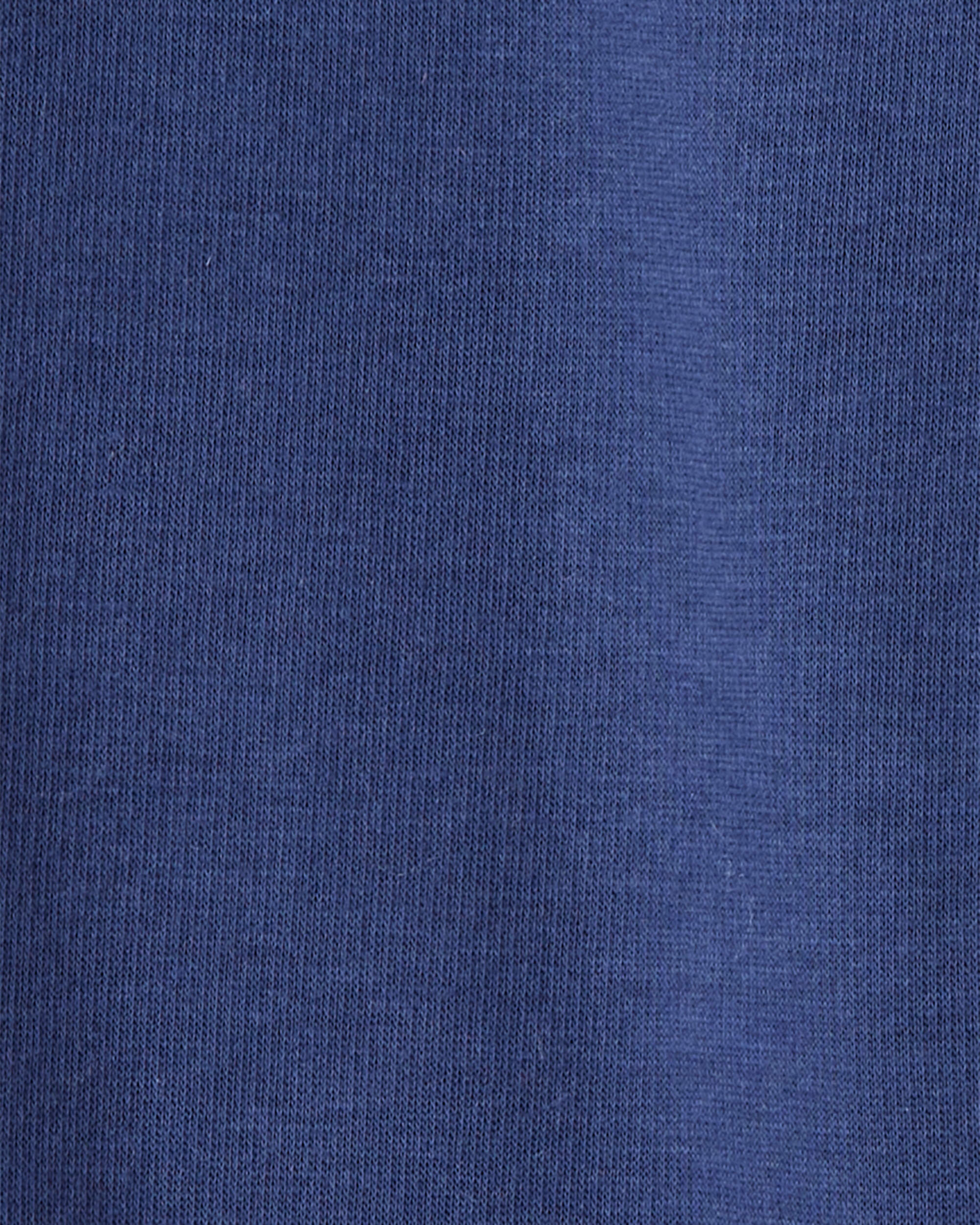 Kid Pull-On Stretch Cozy Leggings - Blue