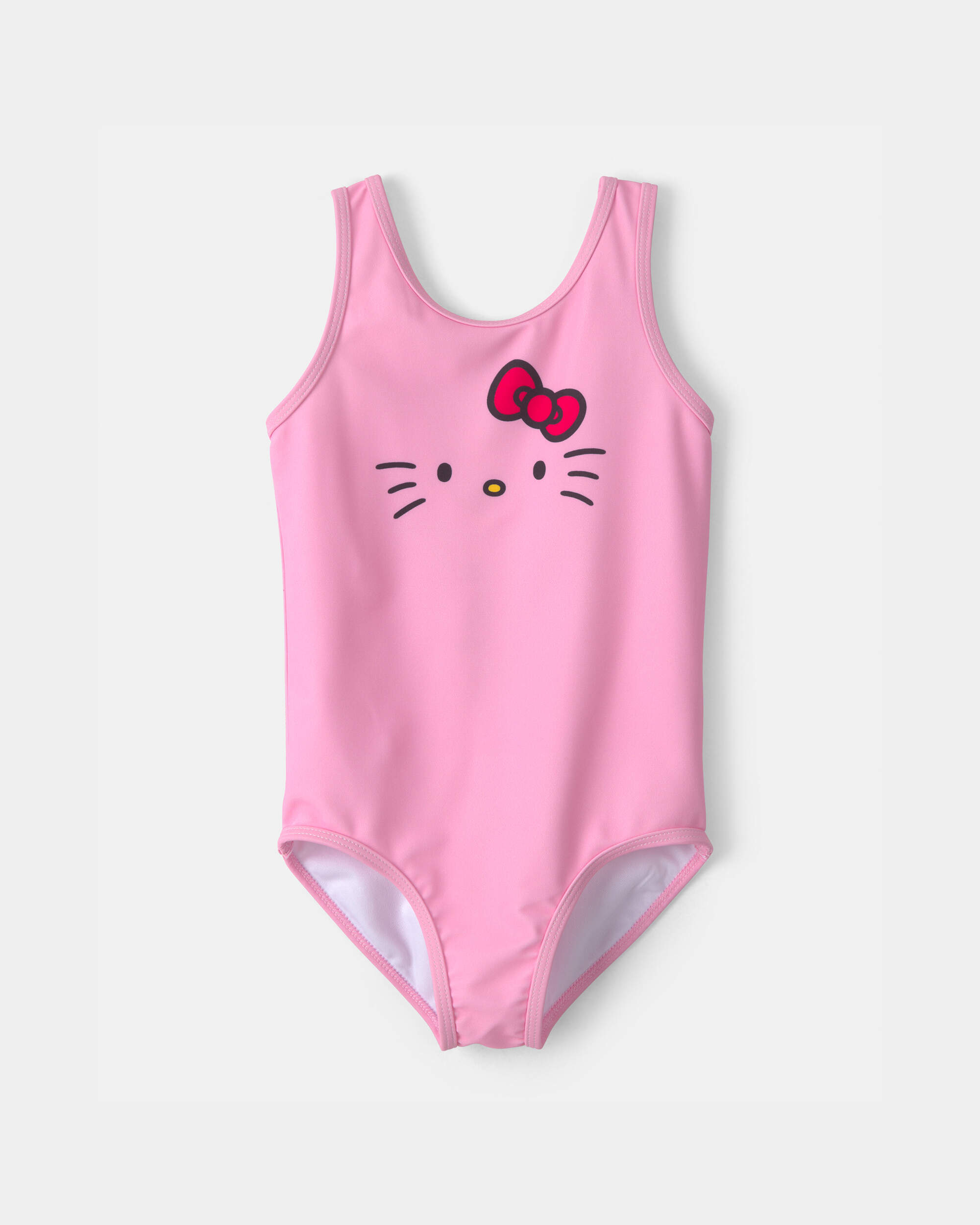 Toddler Girl 1-Piece Hello Kitty® Swimsuit - Pink