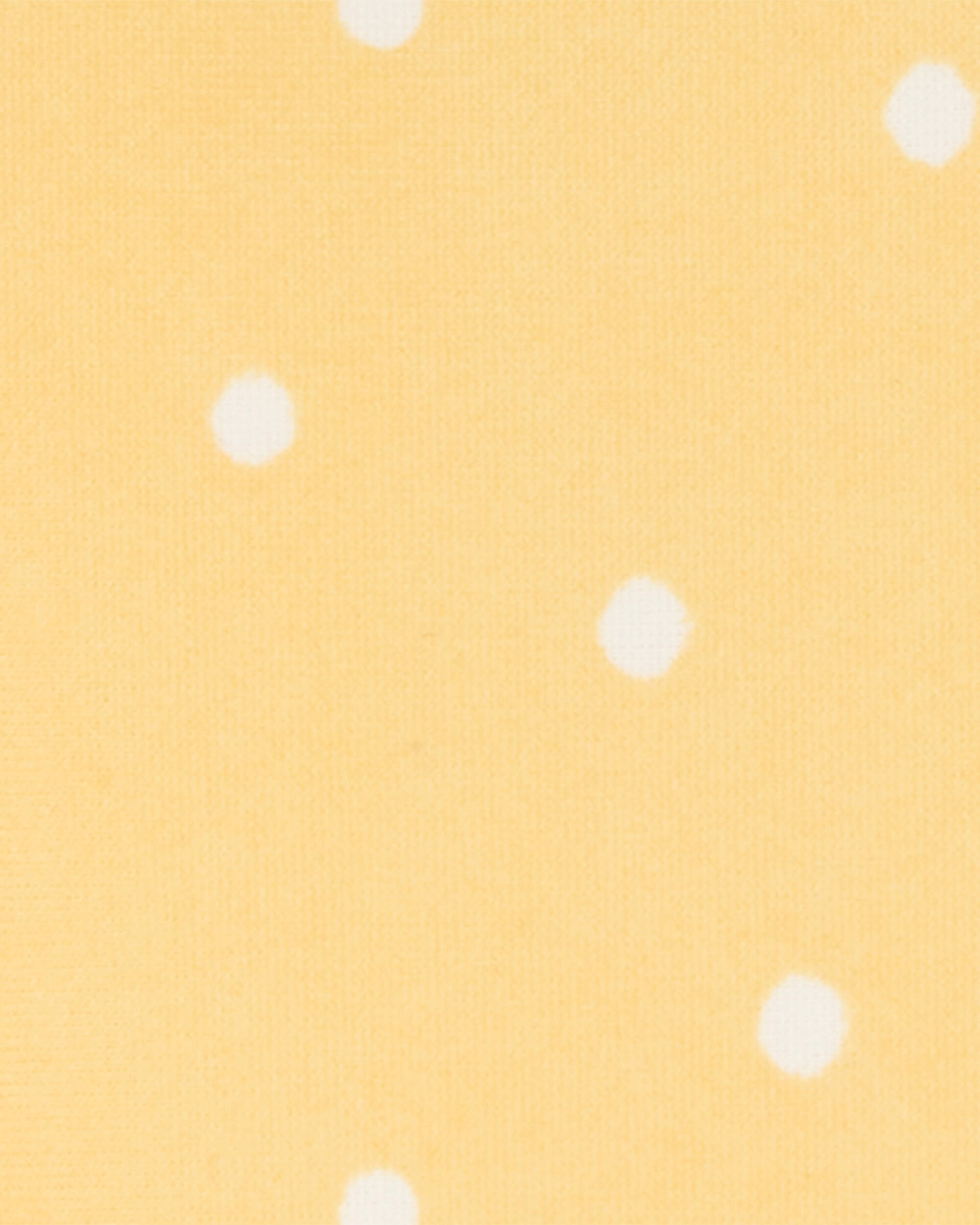 Baby Girl 1-Piece Polka Dot Swimsuit - Yellow