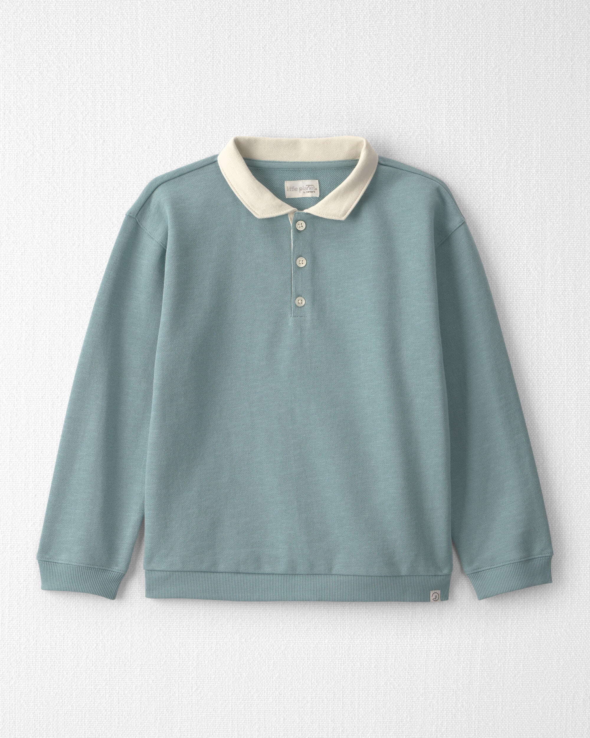 Boys Organic Cotton French Terry Polo