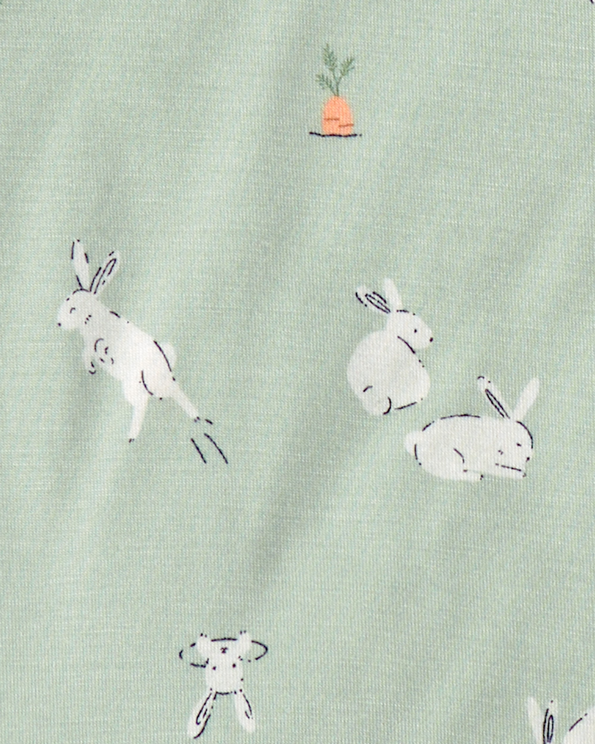 Toddler Bunny PurelySoft 2-Piece Pyjama Set - Green