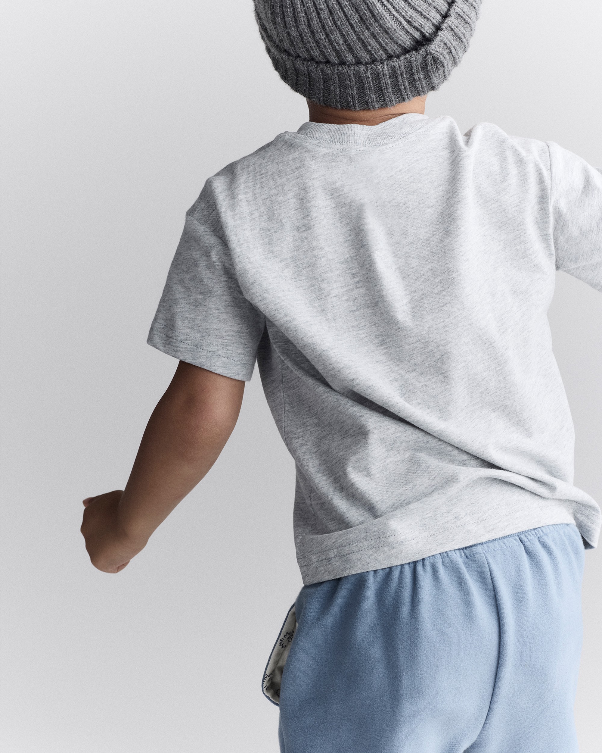 Toddler Short-Sleeve Relaxed Graphic Tee - Heather Grey