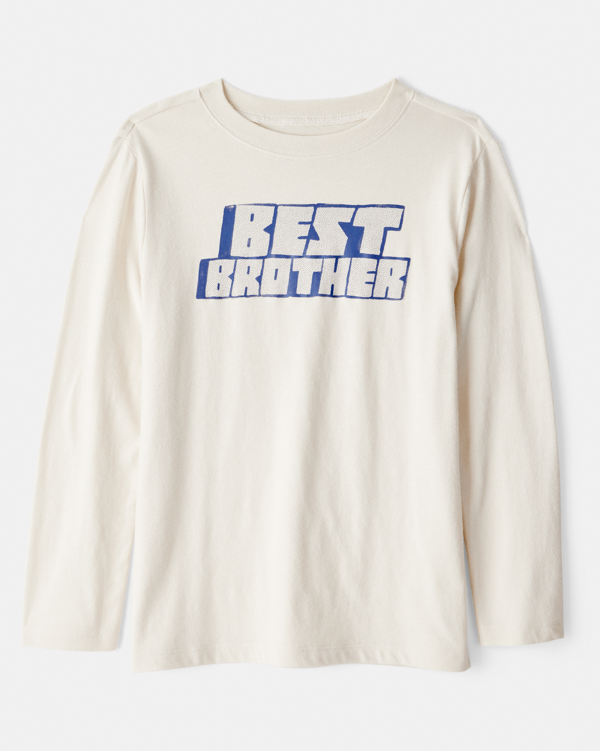Boys Best Brother Long-Sleeve Graphic Tee - White