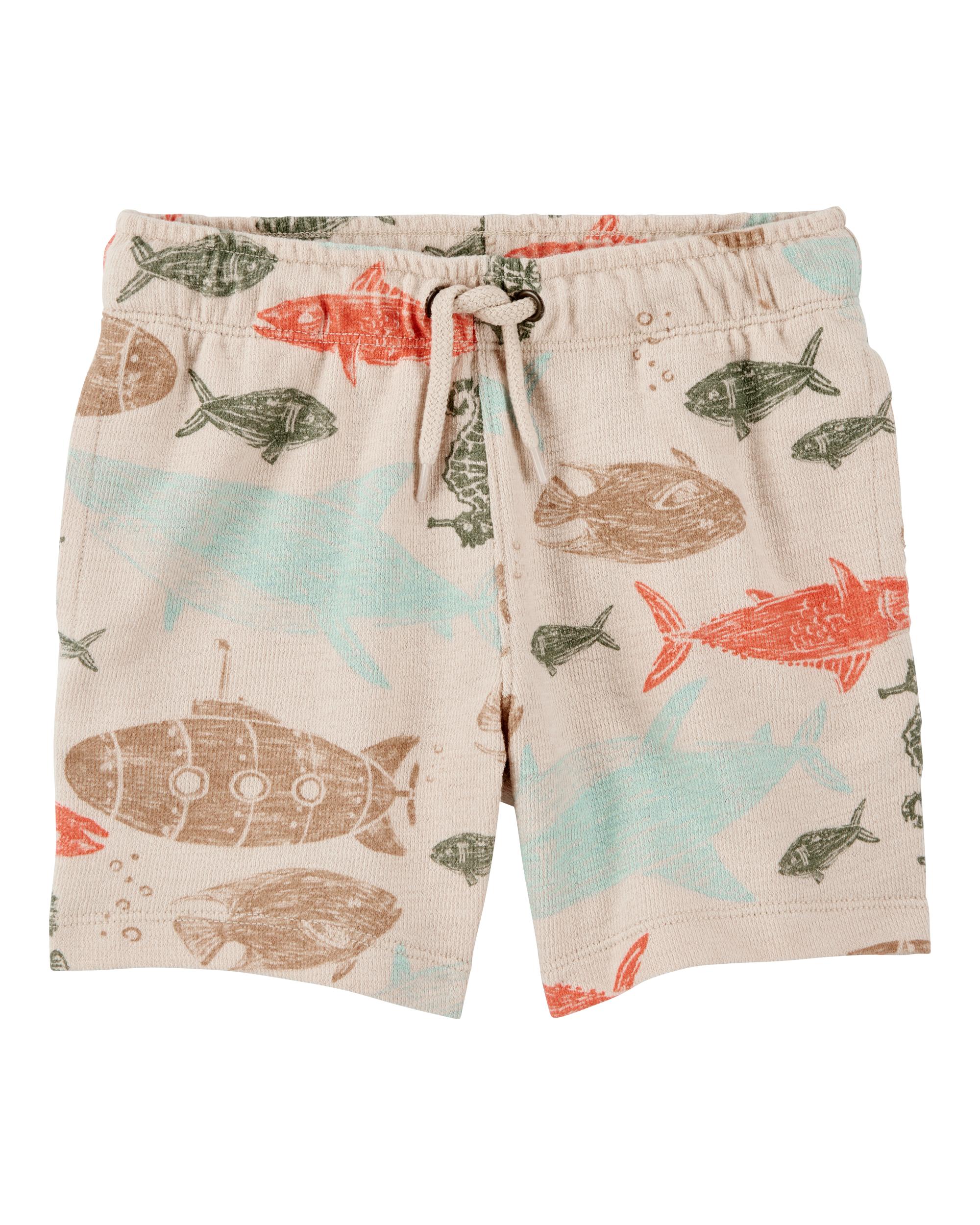 Toddler Sea Print Pull-On Shorts