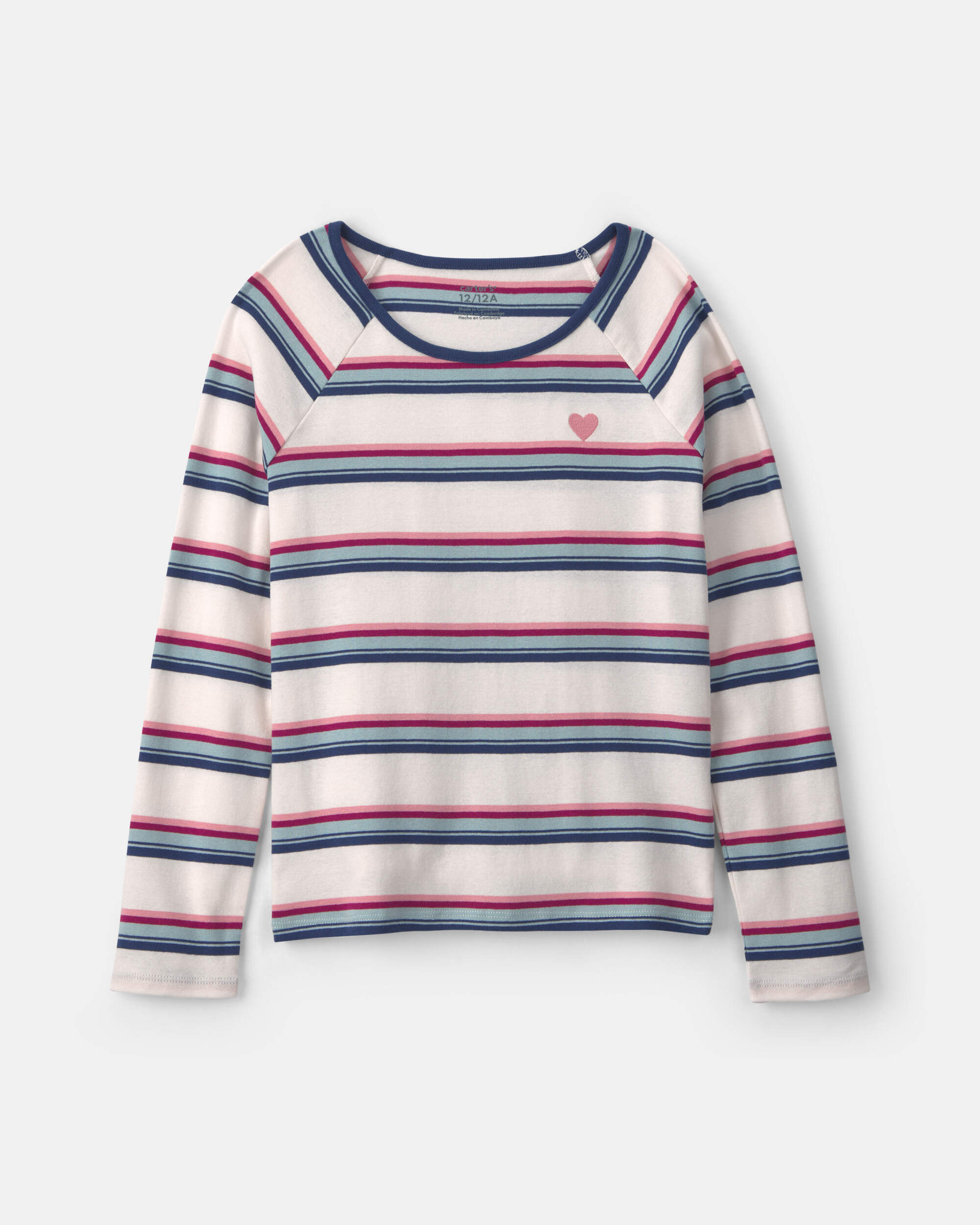 Girls Striped Long-Sleeve T-Shirt