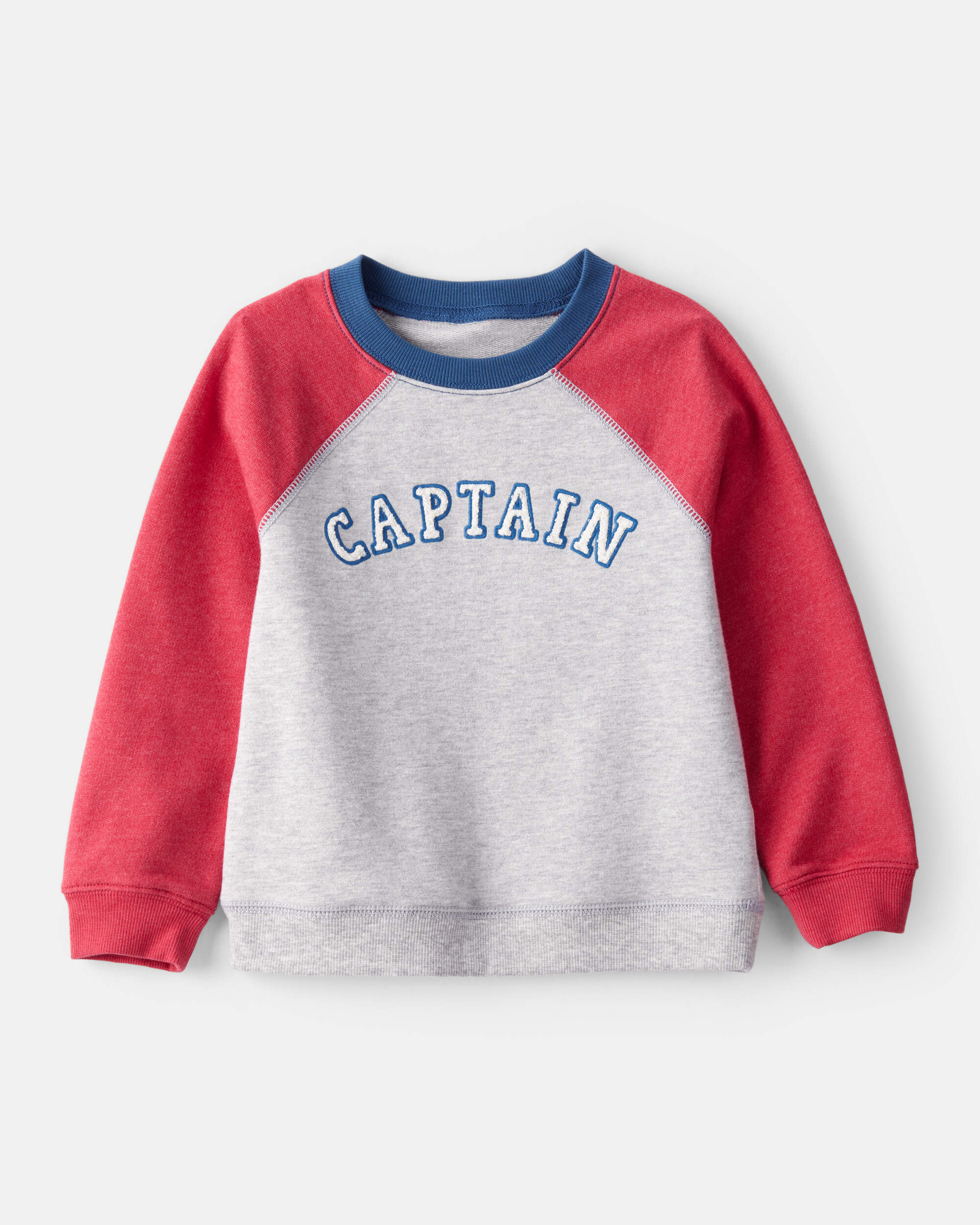 Toddler Boy French Terry Long-Sleeve Pullover Sweatshirt