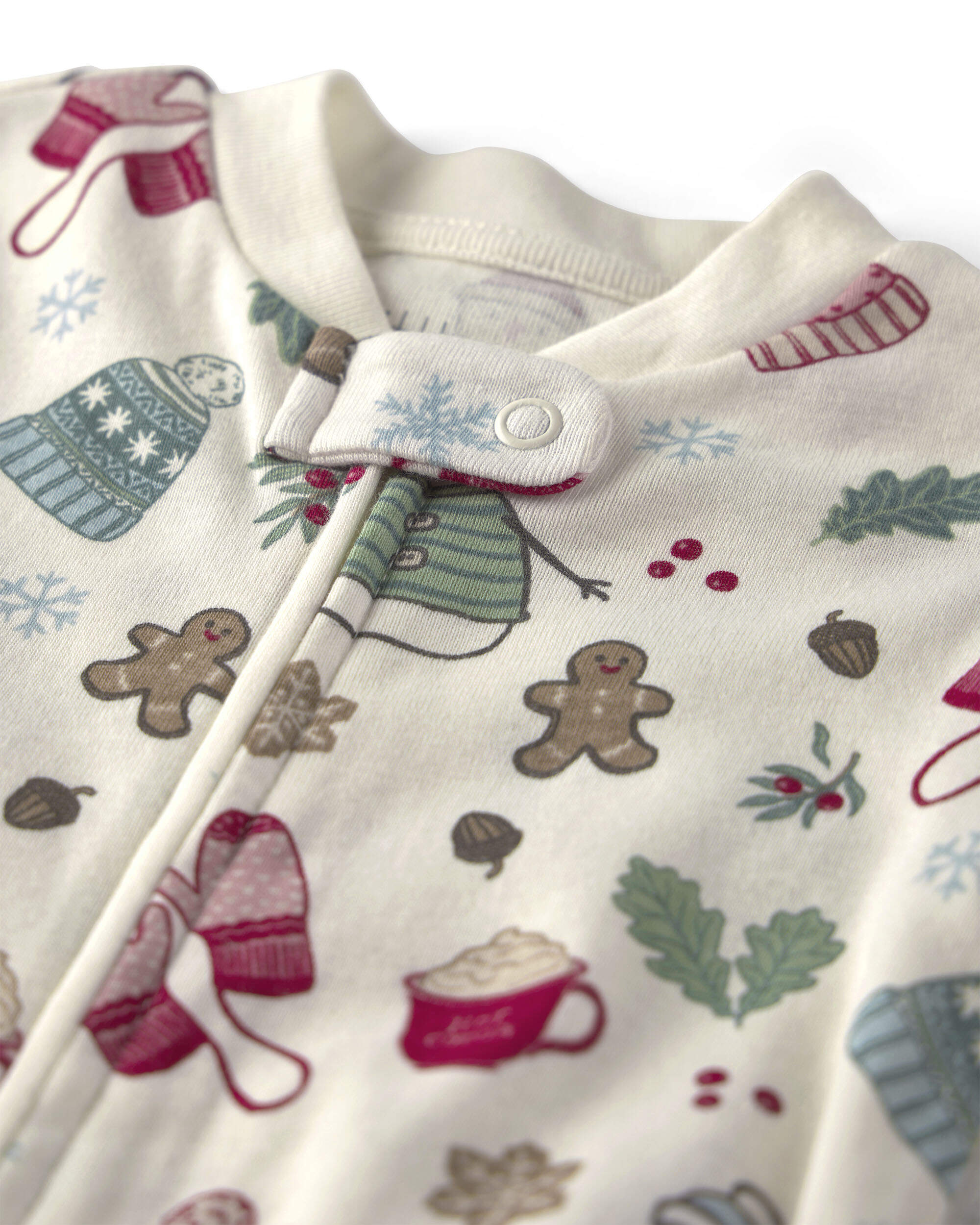 Baby Girl Organic Cotton Pyjamas Winter Wonderland