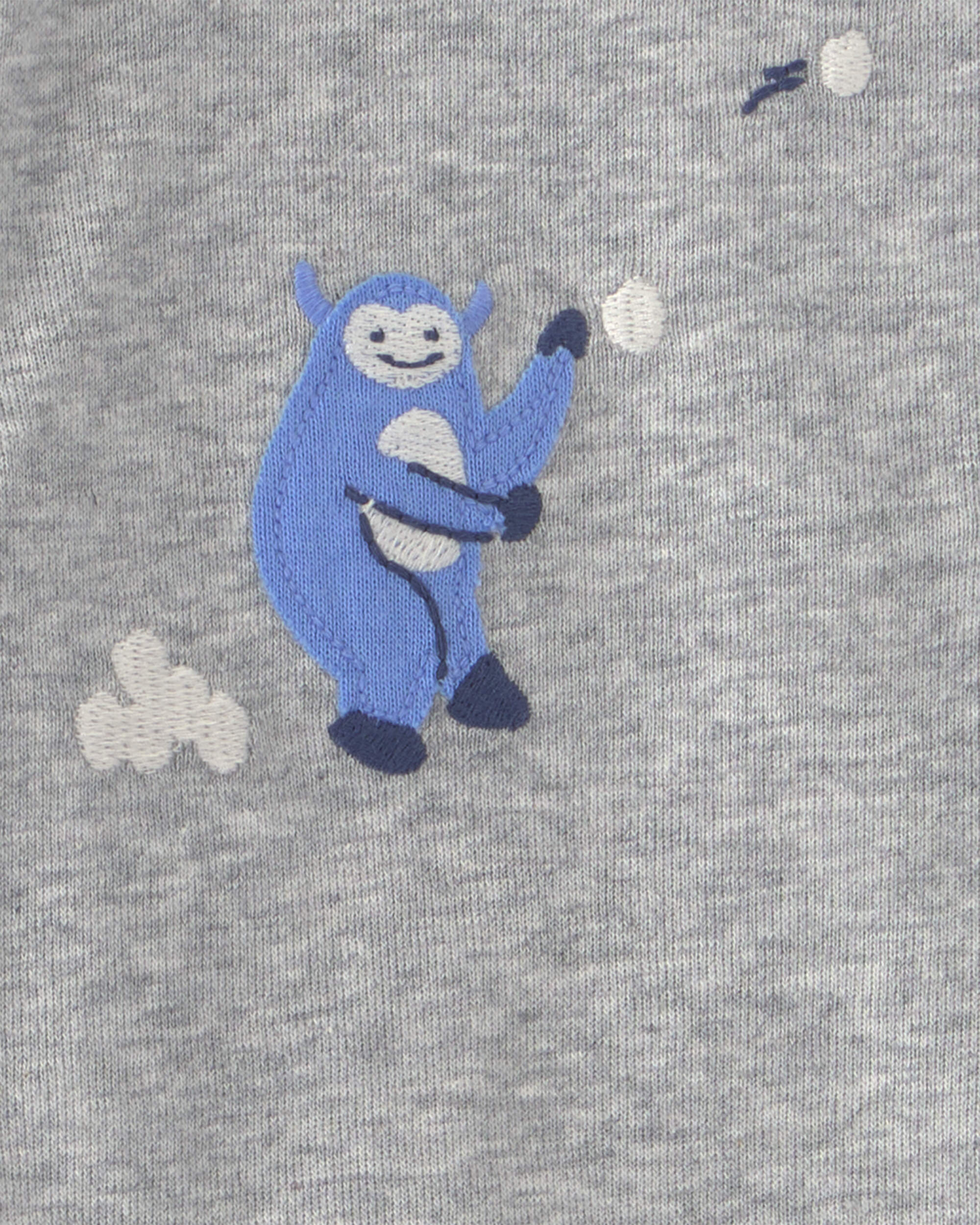 Baby Boy 2-Piece Bear Long-Sleeve Bodysuit & Pant Set - Blue/Grey