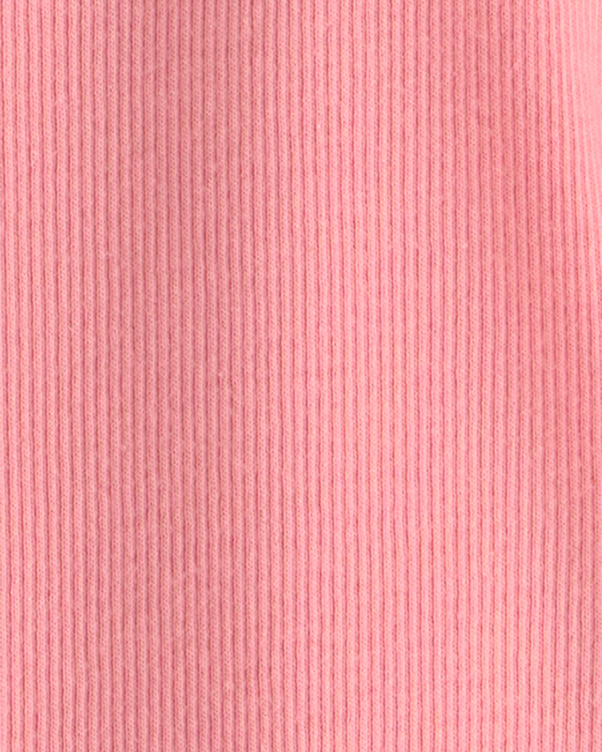 Toddler Girl 2-Pack Organic Cotton Ribbed Tees