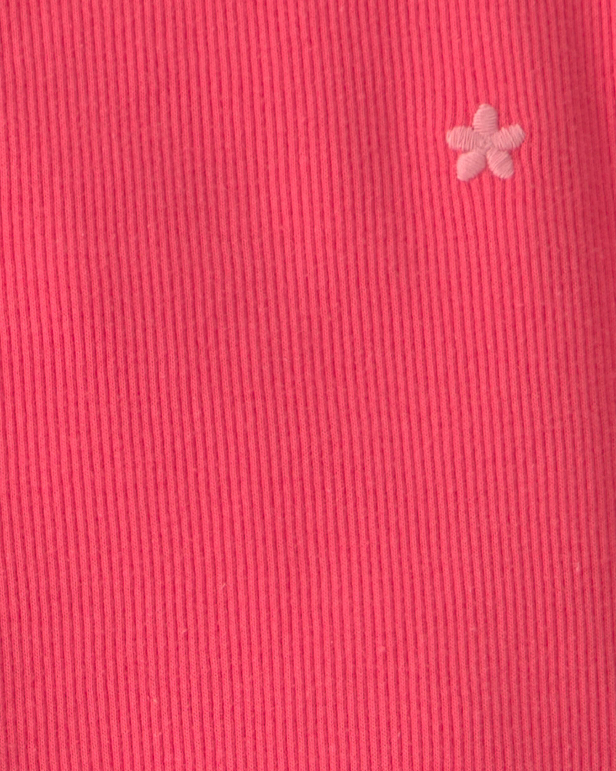 Baby Girl 2-Piece Floral Top & Skirt Set - Orange