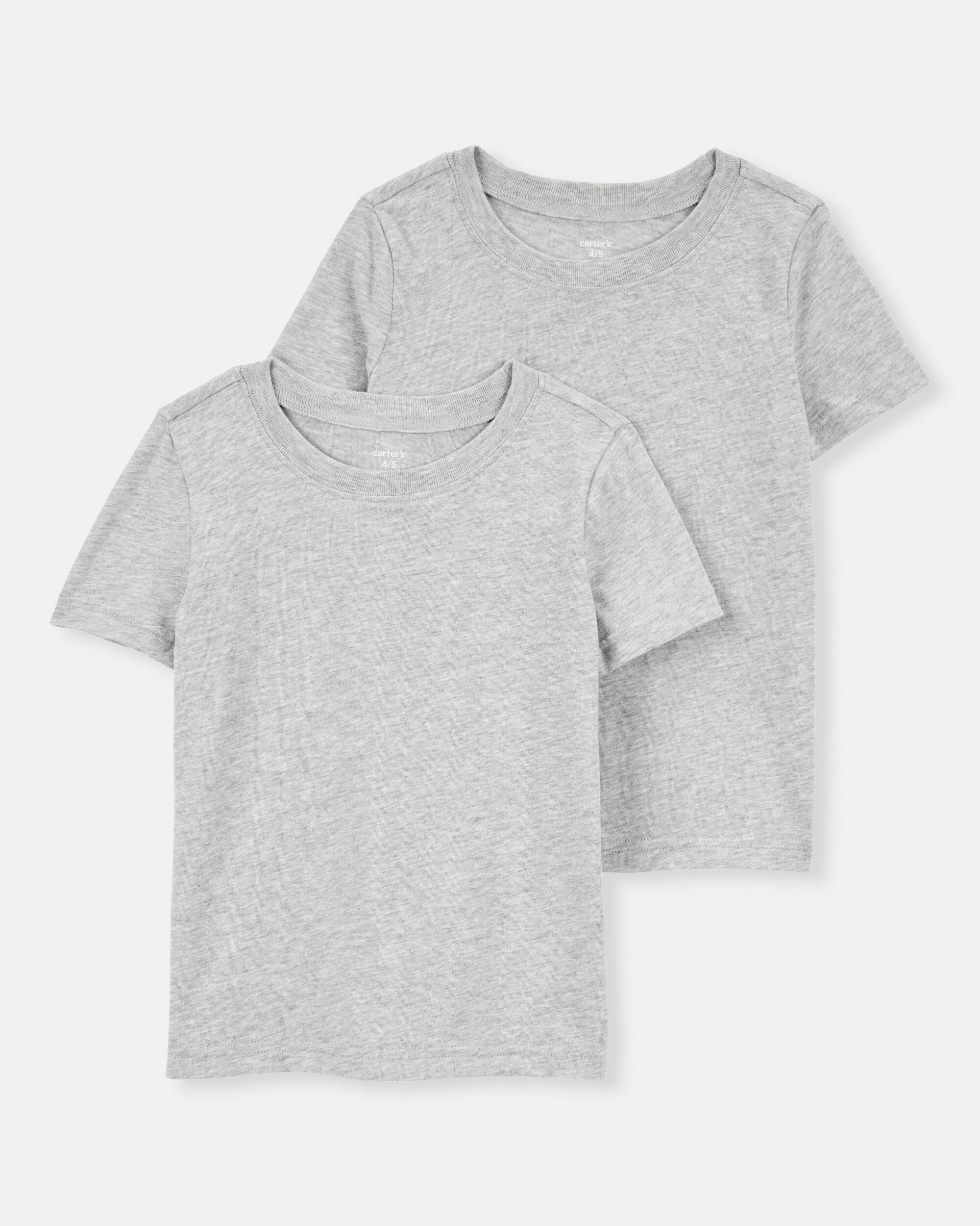 Boys 2-Pack Short-Sleeve Undershirts - Grey