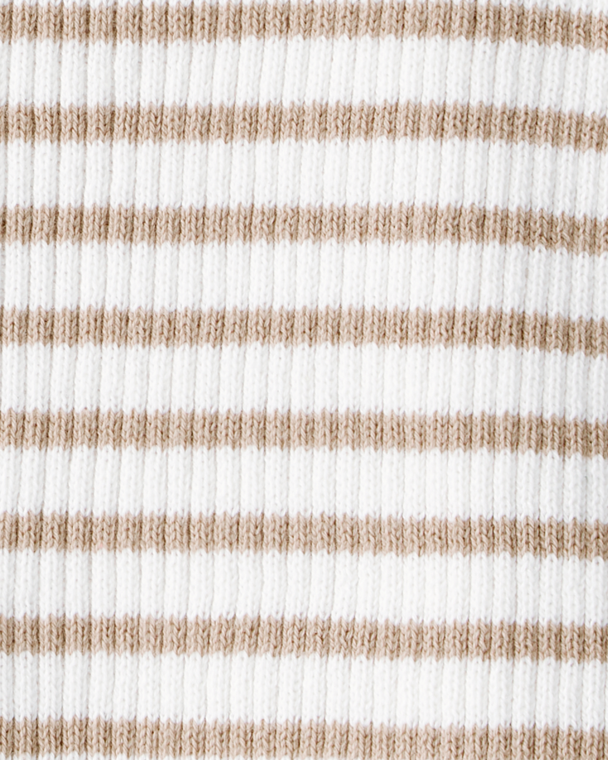 Girls Striped Button-Down Short-Sleeve Tee