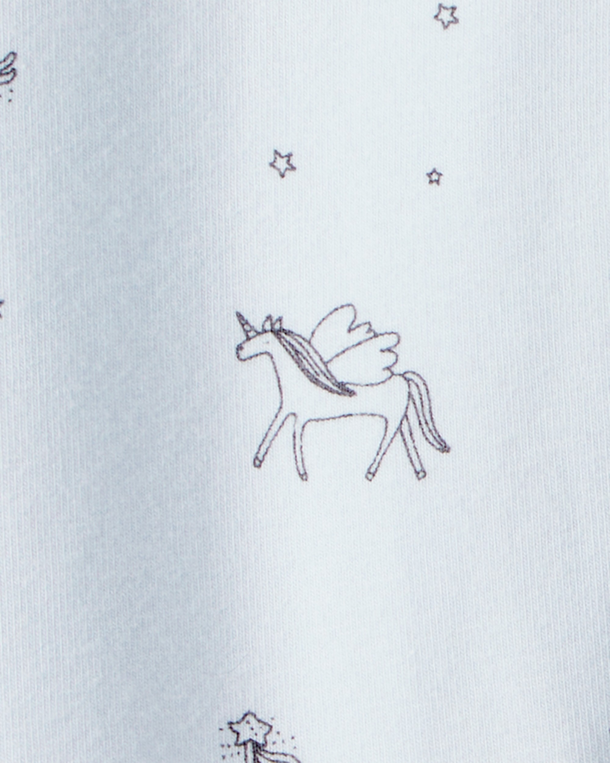 Toddler Girl Printed Cotton Pull-On Stretch Leggings - Blue