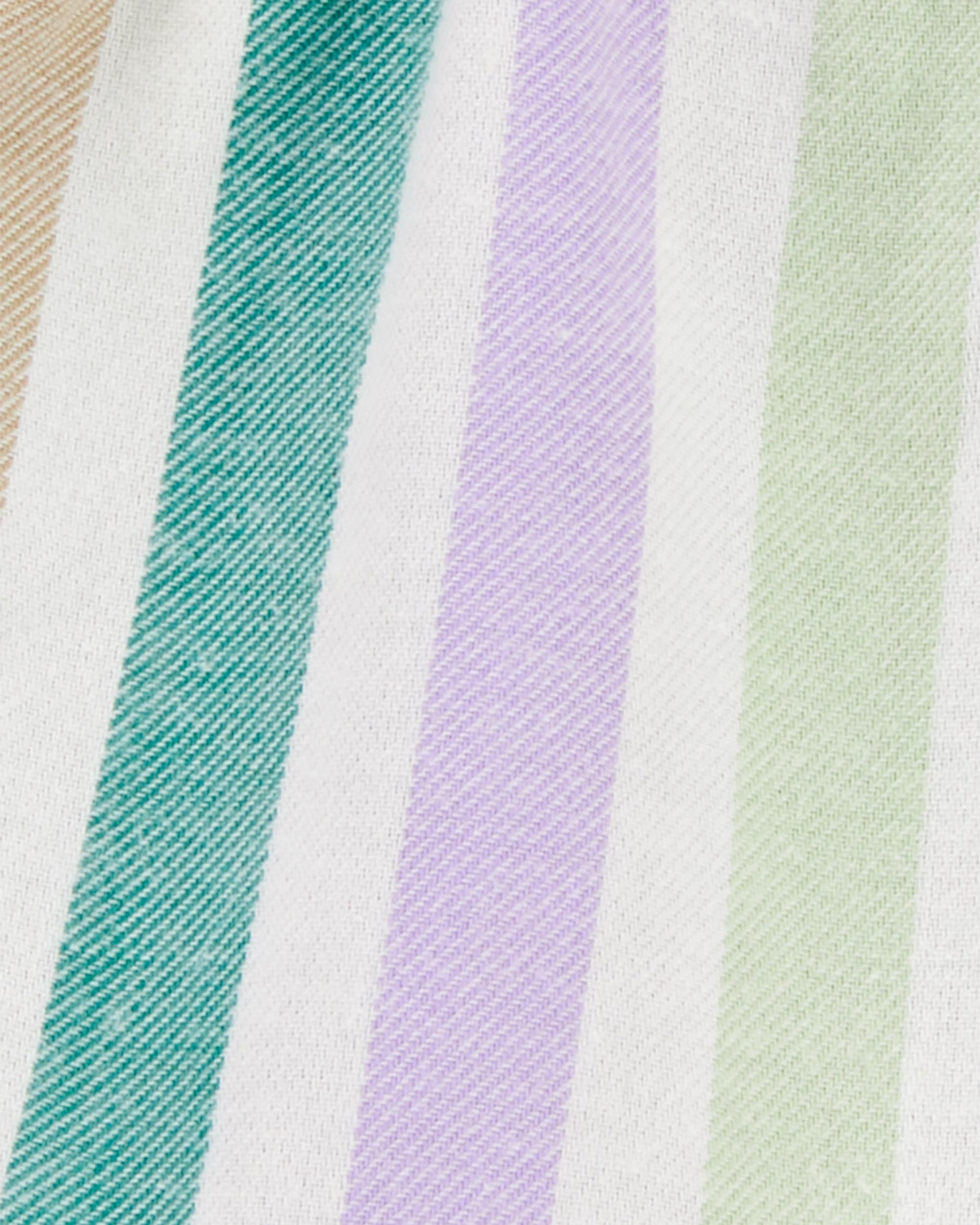 Tiered Striped Dress
